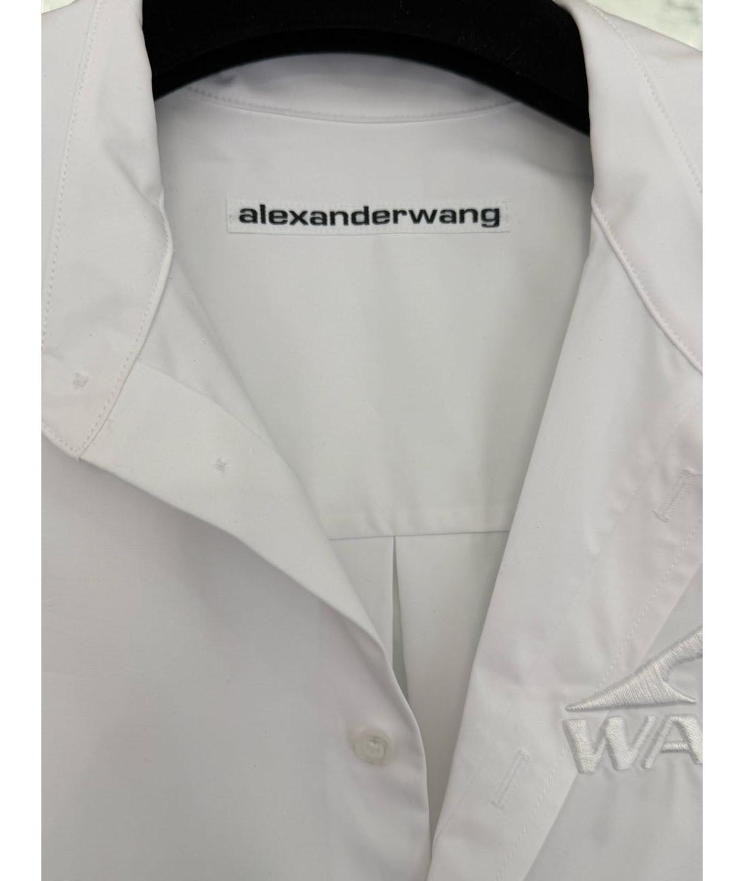 ALEXANDER WANG Белая хлопковая рубашка, фото 3