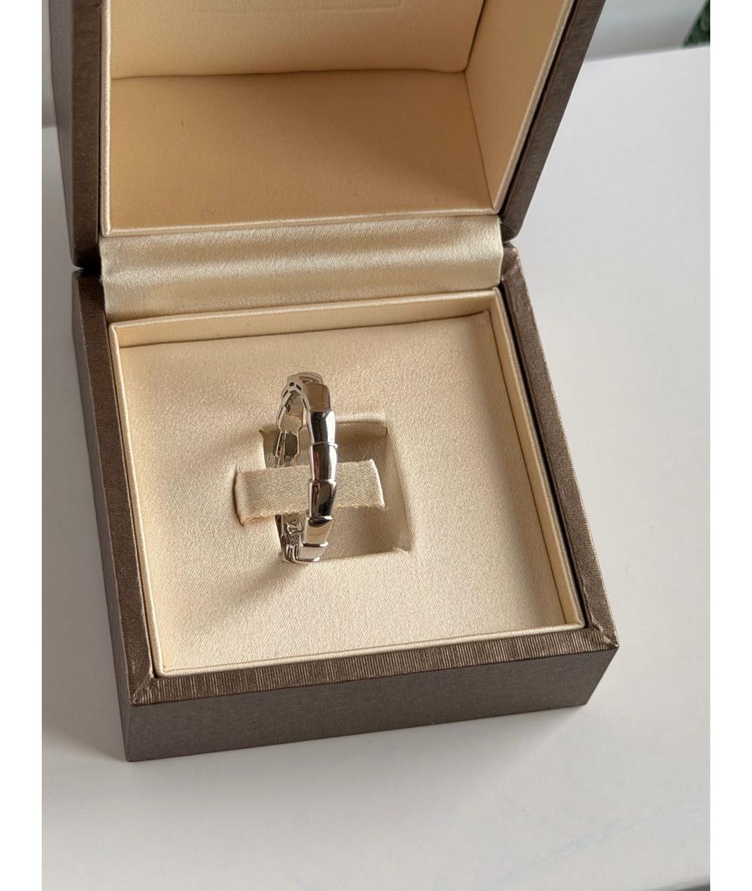 BVLGARI Серебряное кольцо из белого золота, фото 5