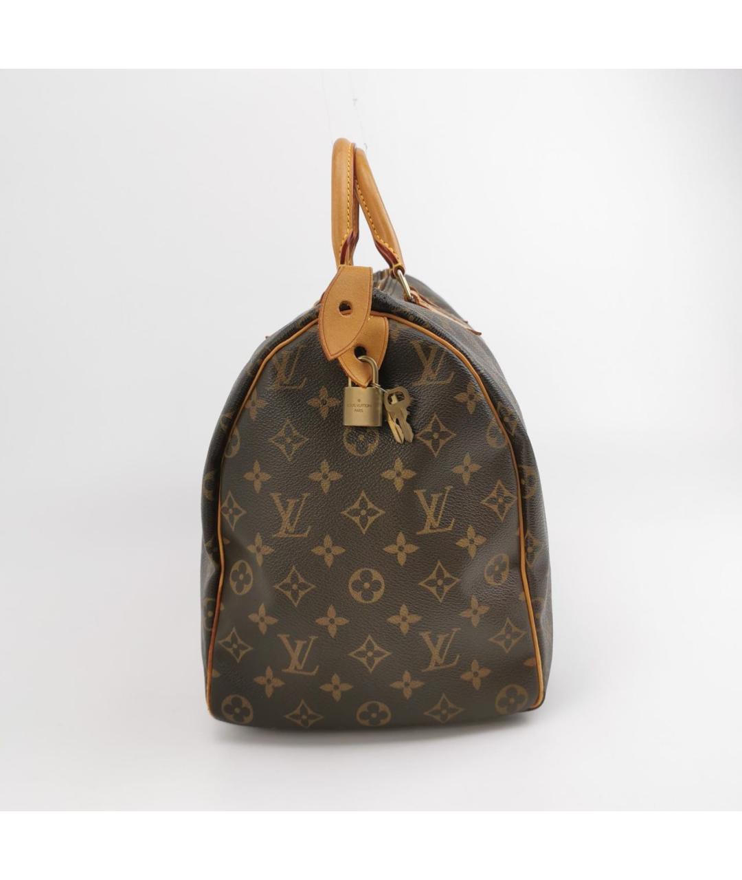 LOUIS VUITTON Коричневая канва дорожная/спортивная сумка, фото 2