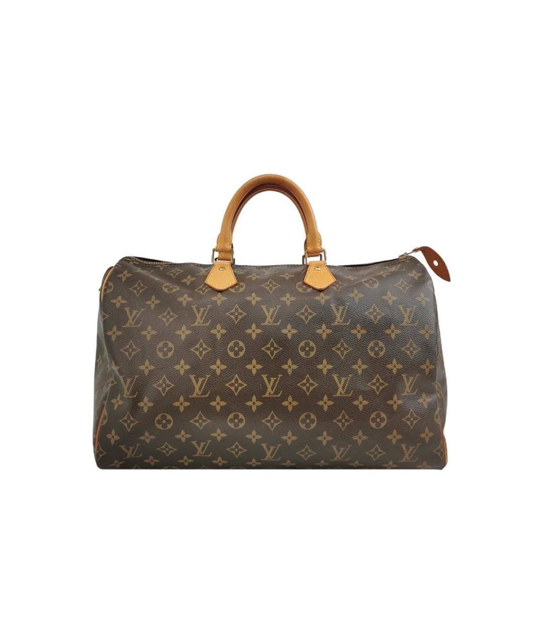 LOUIS VUITTON Коричневая канва дорожная/спортивная сумка, фото 9