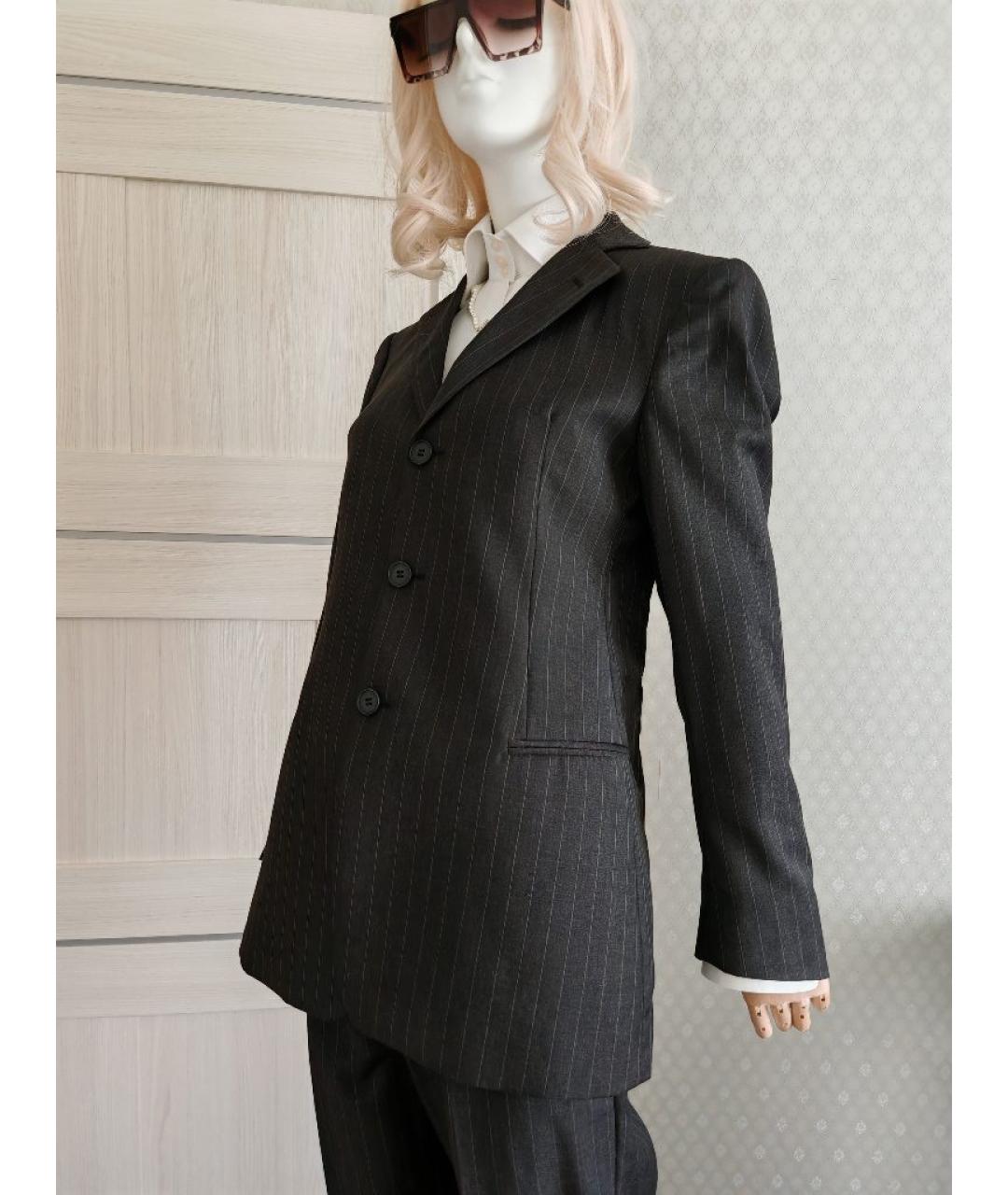 EMPORIO ARMANI Антрацитовый повседневный костюм, фото 5