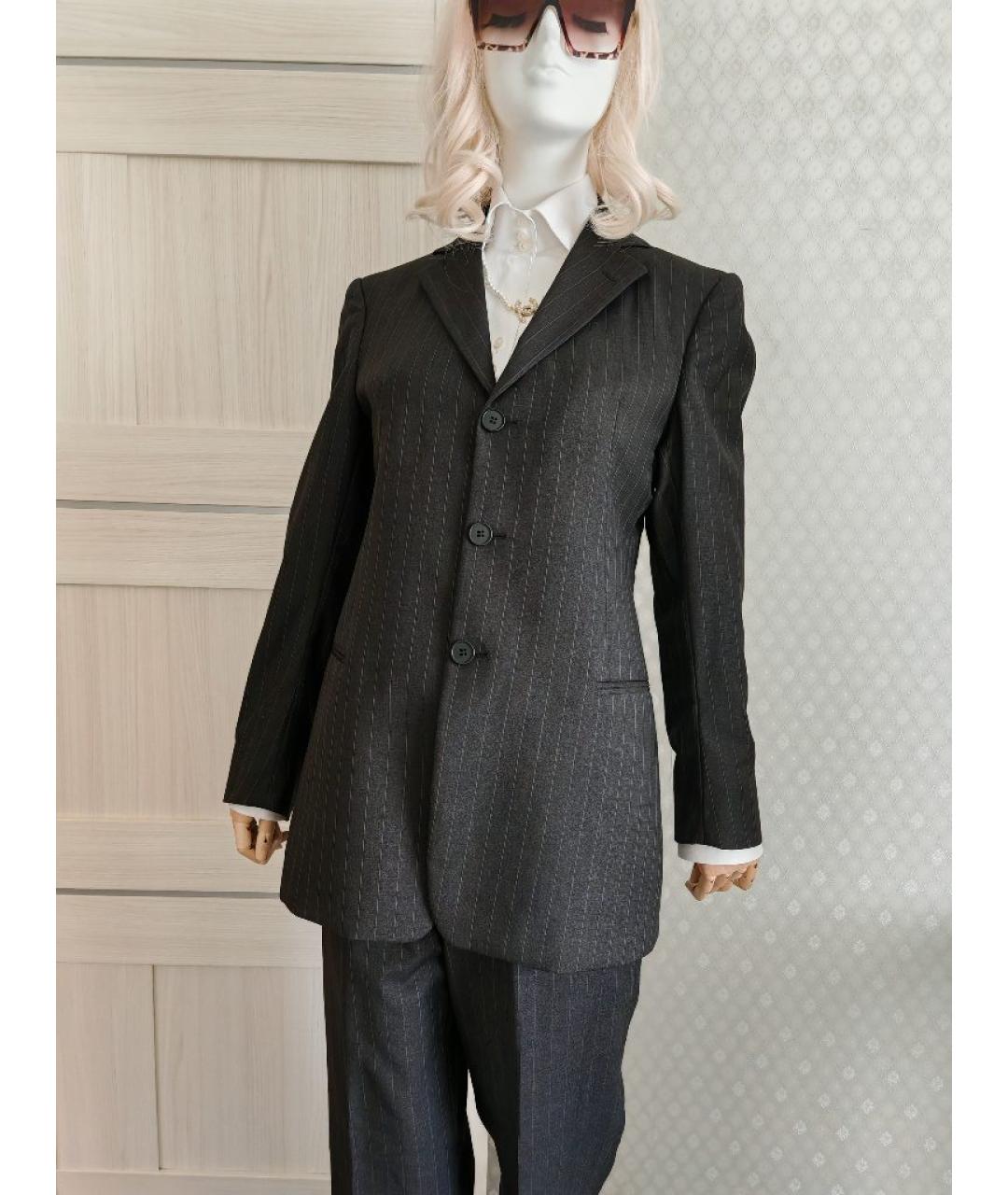 EMPORIO ARMANI Антрацитовый повседневный костюм, фото 9