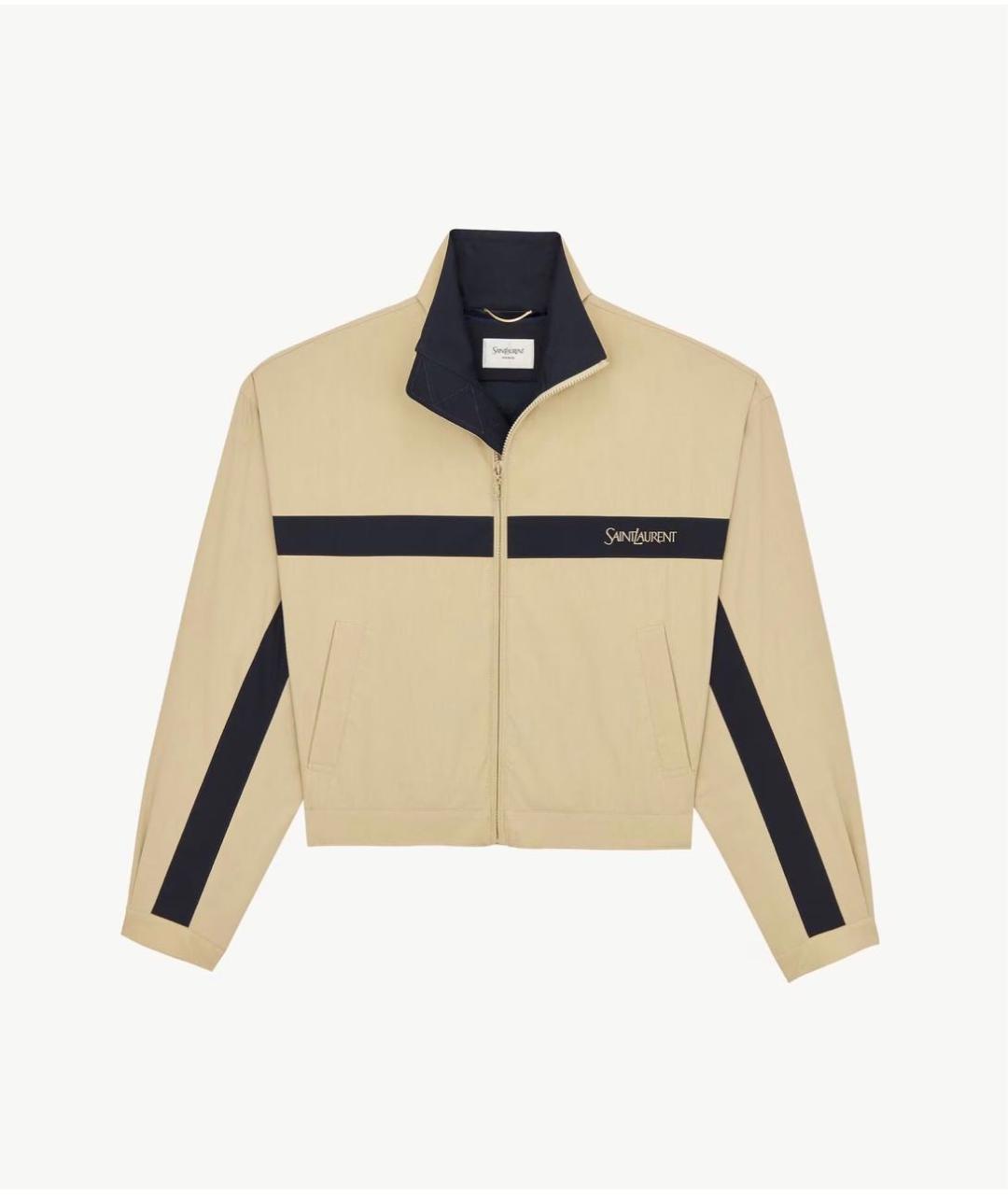SAINT LAURENT Бежевая куртка, фото 2
