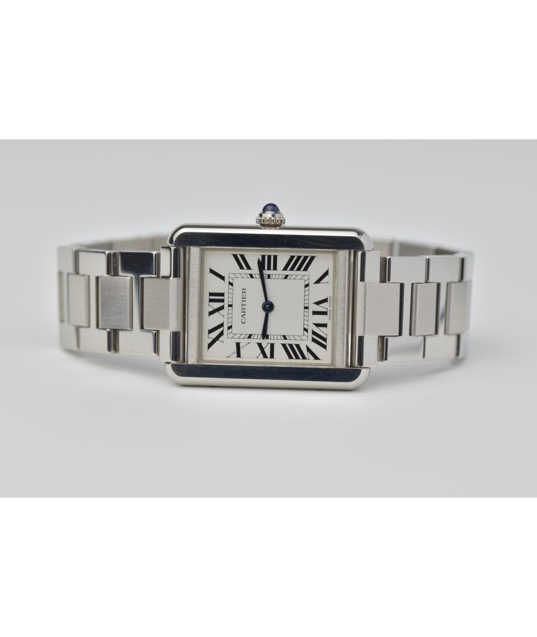 CARTIER Серебряные часы, фото 9