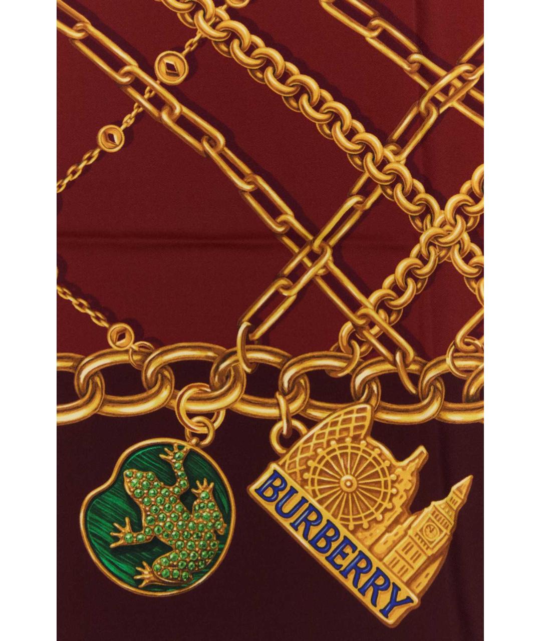 BURBERRY Мульти шелковый шарф, фото 2