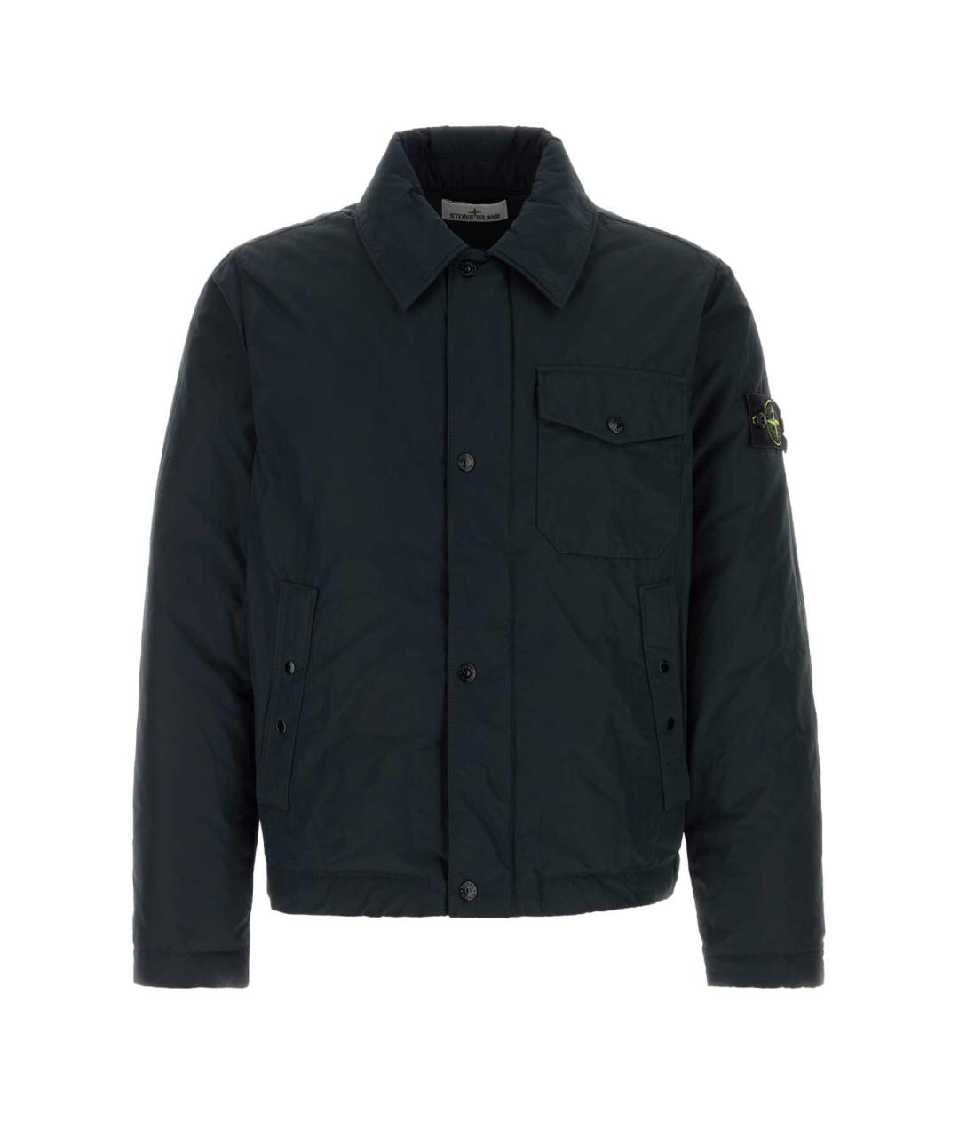 STONE ISLAND Синяя полиэстеровая куртка, фото 1