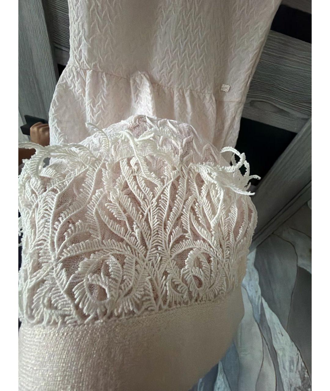 CHANEL Розовое полиэстеровое коктейльное платье, фото 7