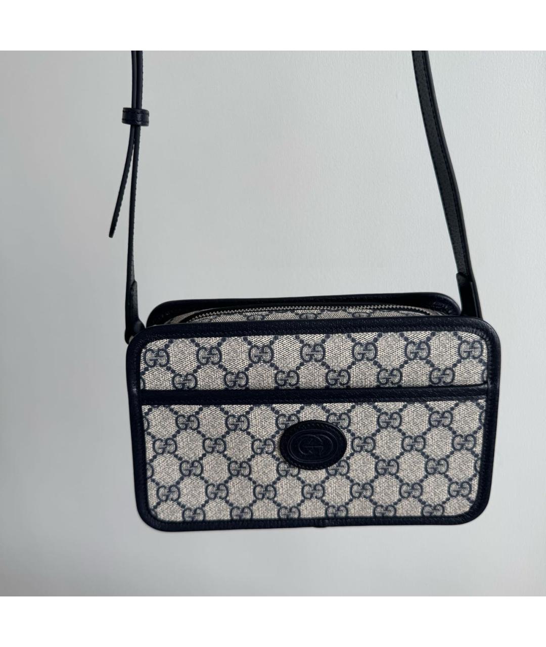 GUCCI Бежевая канва сумка на плечо, фото 2