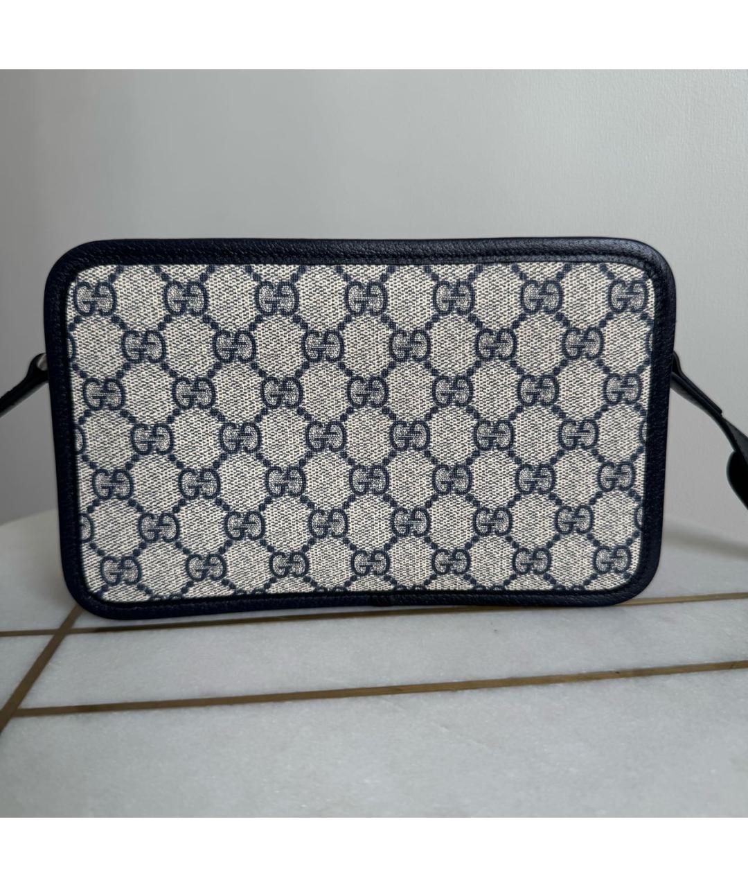GUCCI Бежевая канва сумка на плечо, фото 4