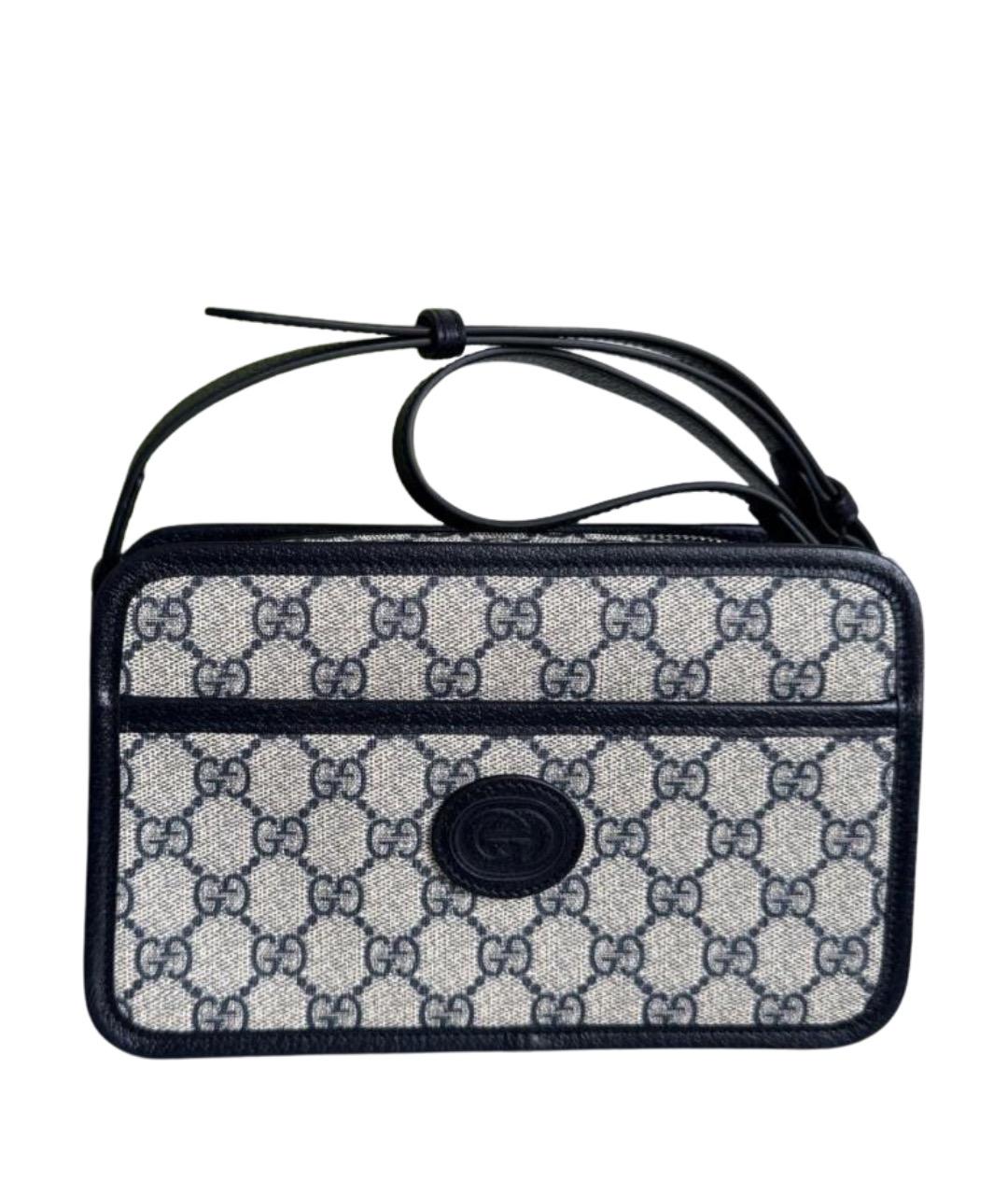 GUCCI Бежевая канва сумка на плечо, фото 1