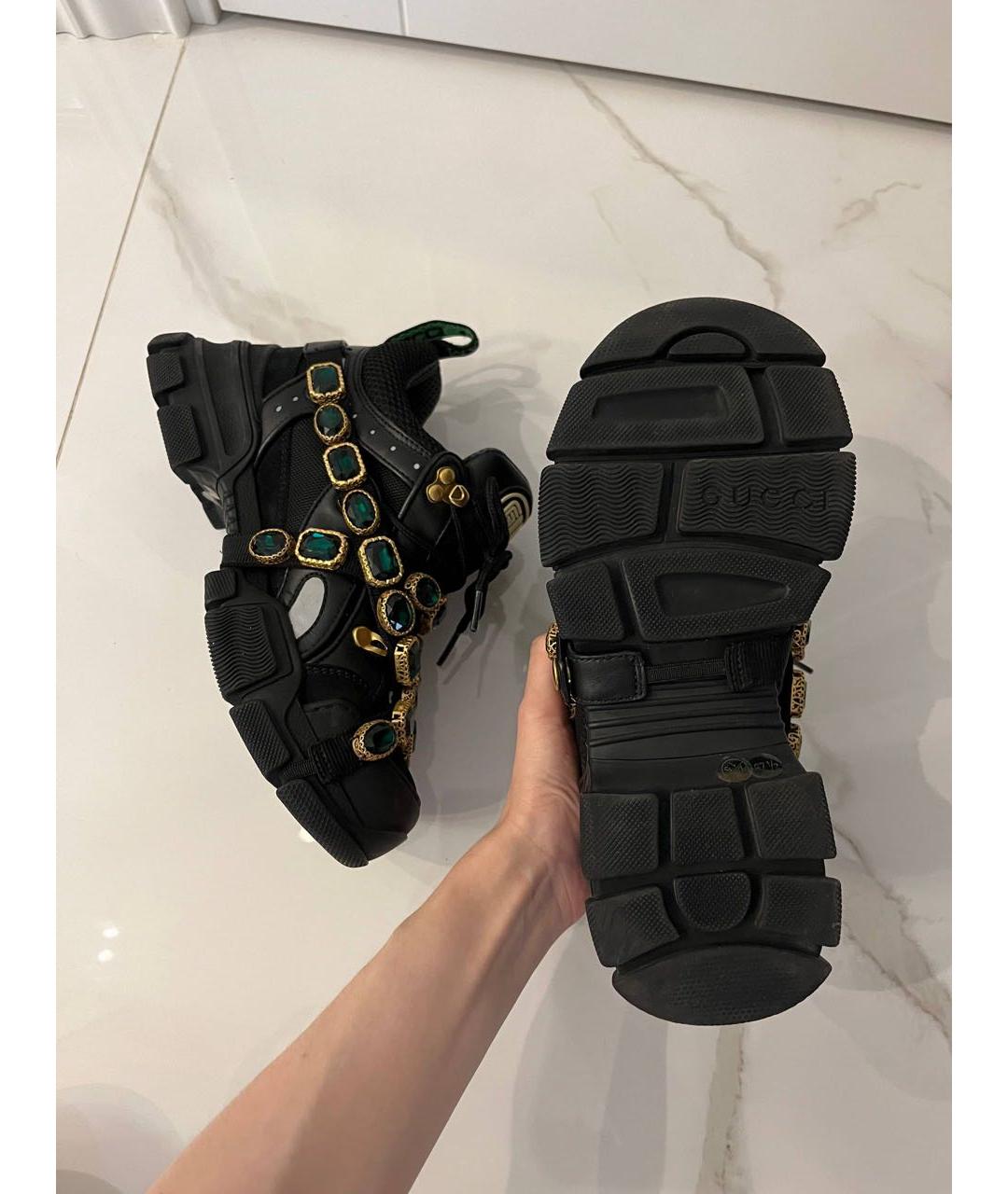 GUCCI Черные кроссовки, фото 5
