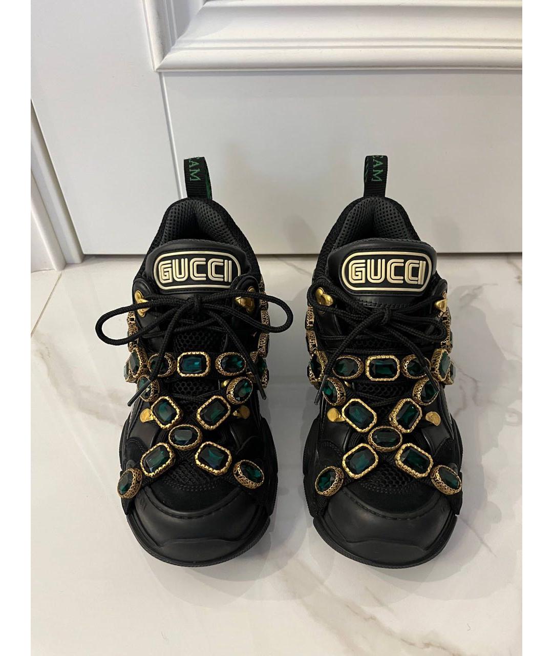 GUCCI Черные кроссовки, фото 3