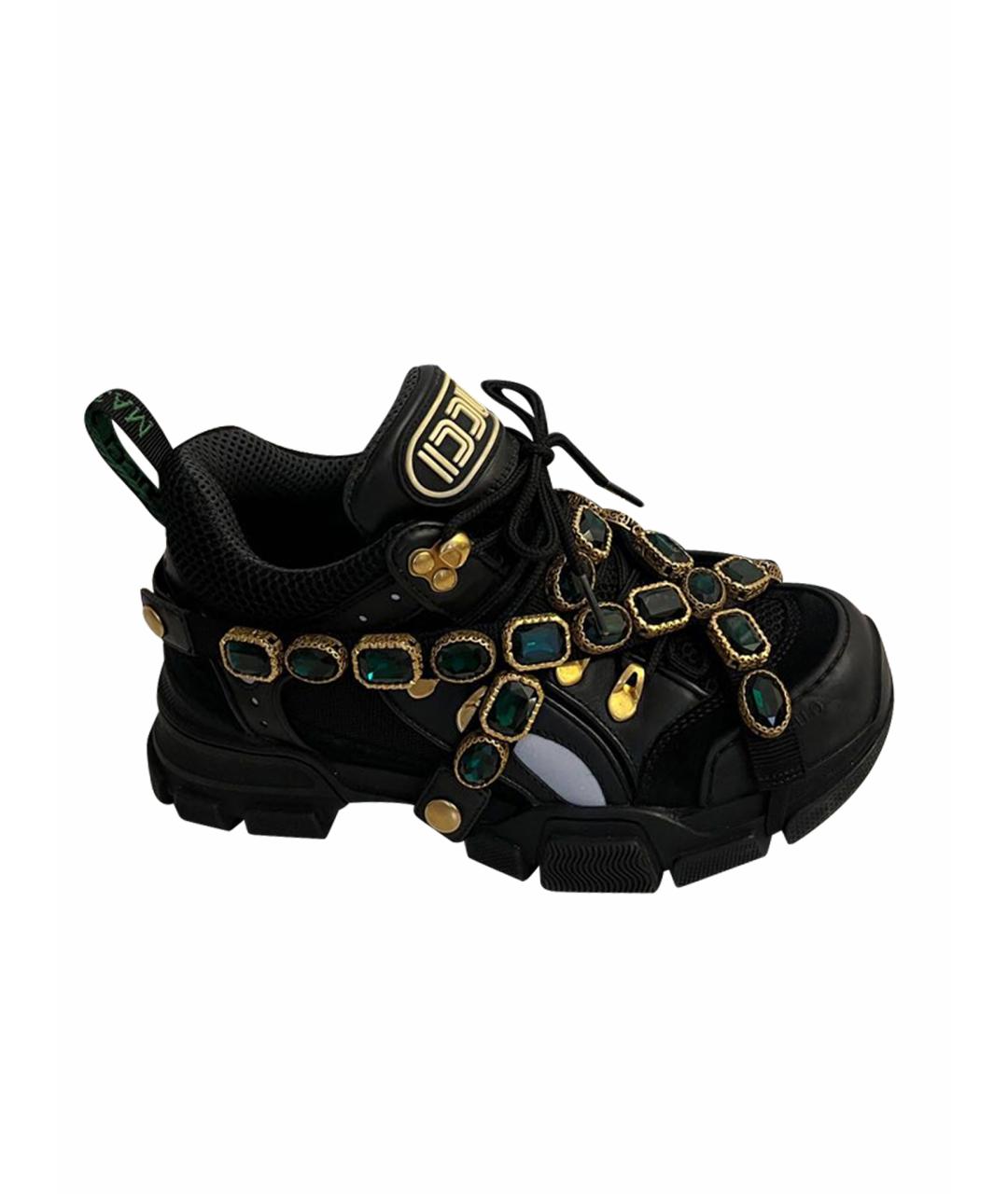 GUCCI Черные кроссовки, фото 1