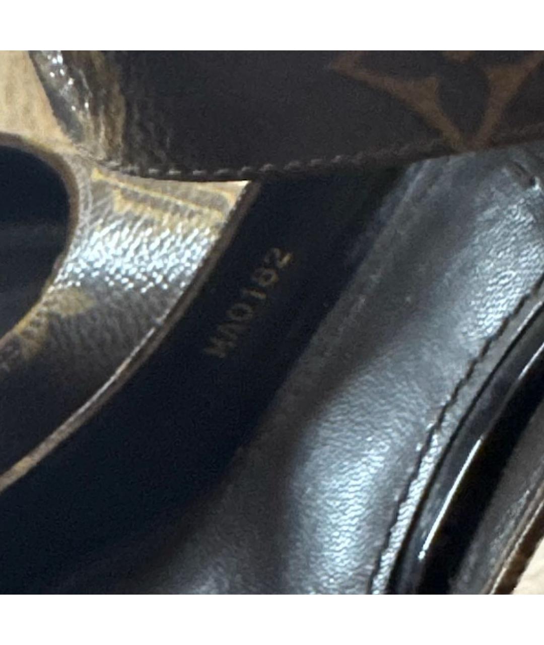 LOUIS VUITTON Коричневые кожаные туфли, фото 4