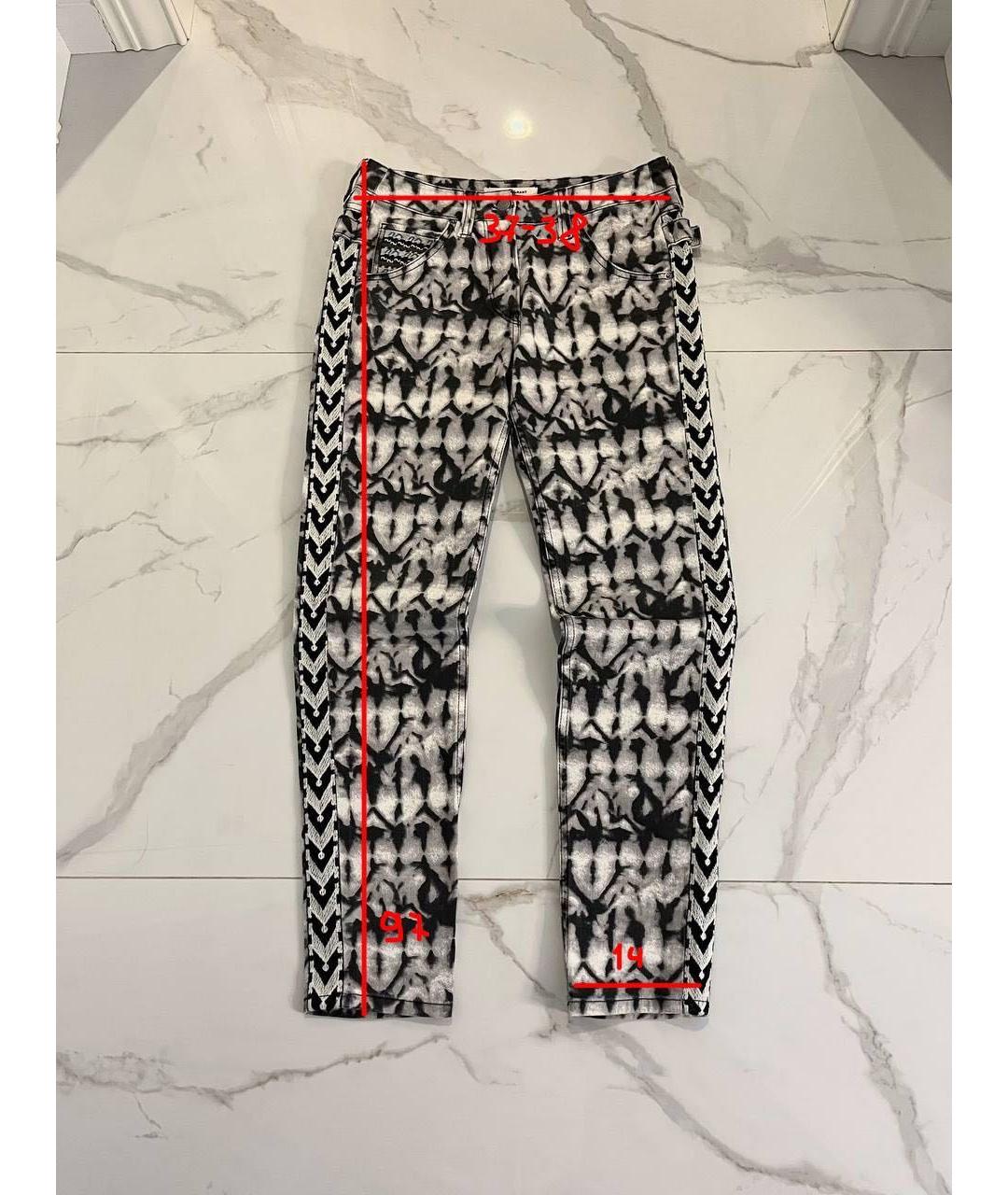 ISABEL MARANT Мульти хлопковые джинсы слим, фото 6