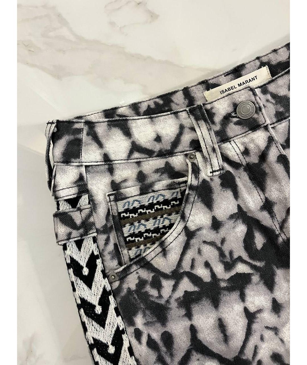 ISABEL MARANT Мульти хлопковые джинсы слим, фото 3