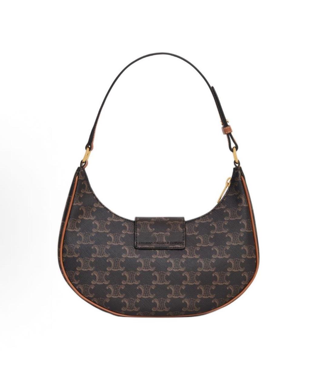CELINE Коричневая канва сумка через плечо, фото 3