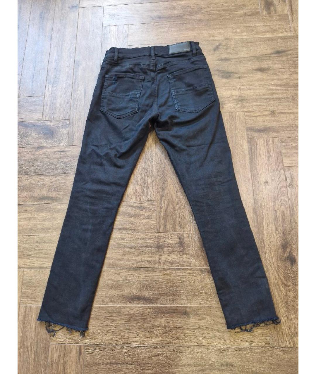 AMIRI Черные хлопковые джинсы скинни, фото 2