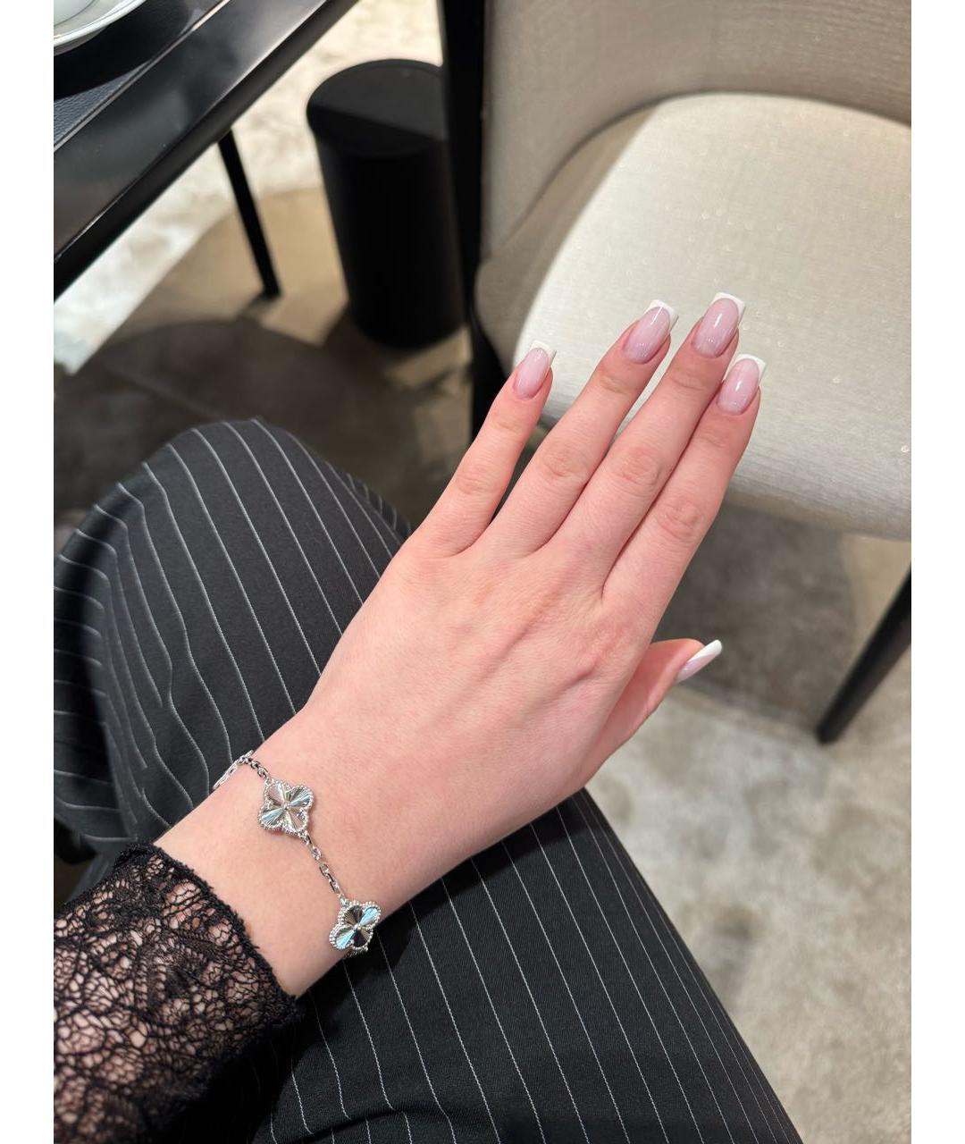 VAN CLEEF & ARPELS Серебряный браслет из белого золота, фото 2