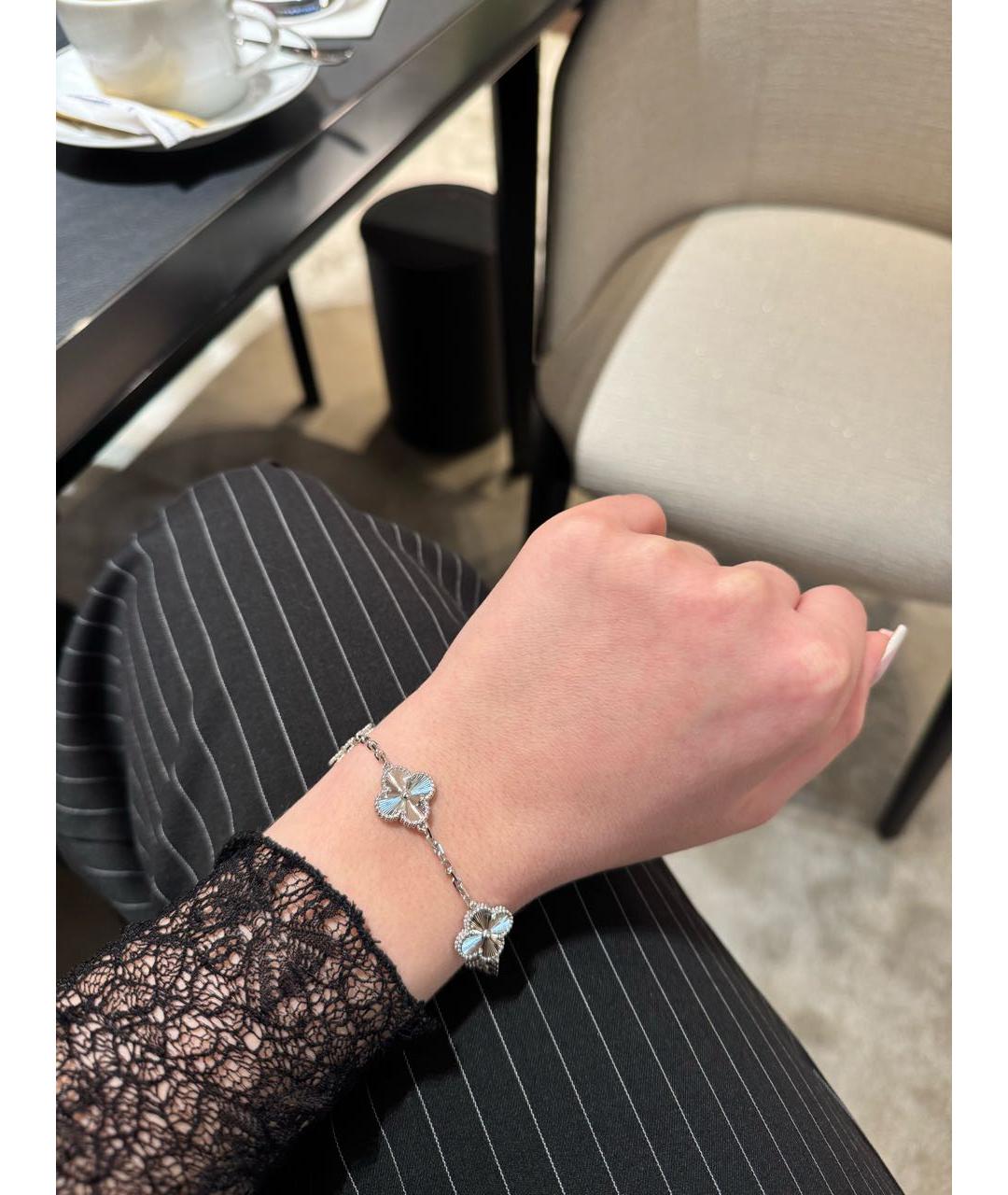 VAN CLEEF & ARPELS Серебряный браслет из белого золота, фото 3