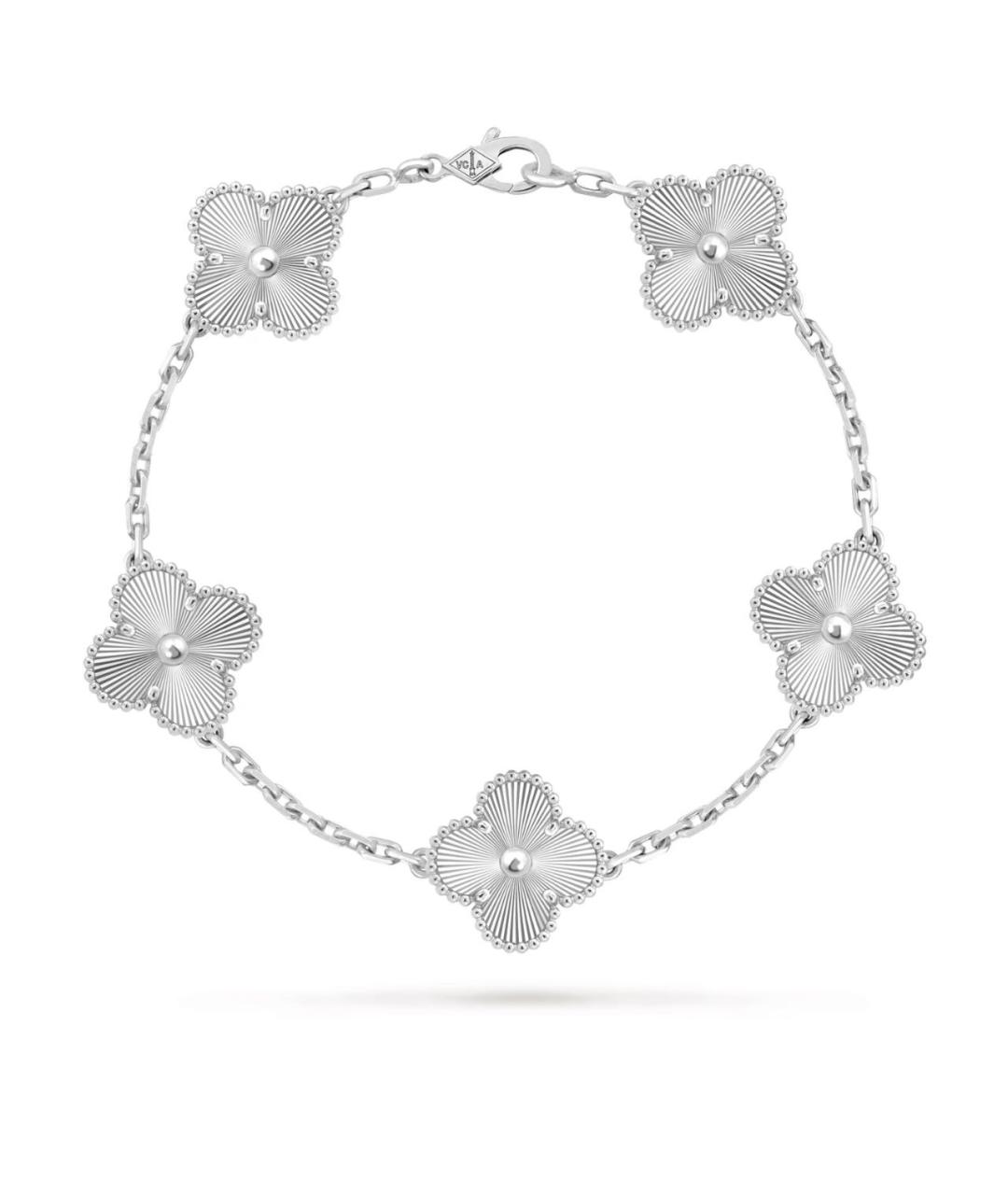 VAN CLEEF & ARPELS Серебряный браслет из белого золота, фото 4