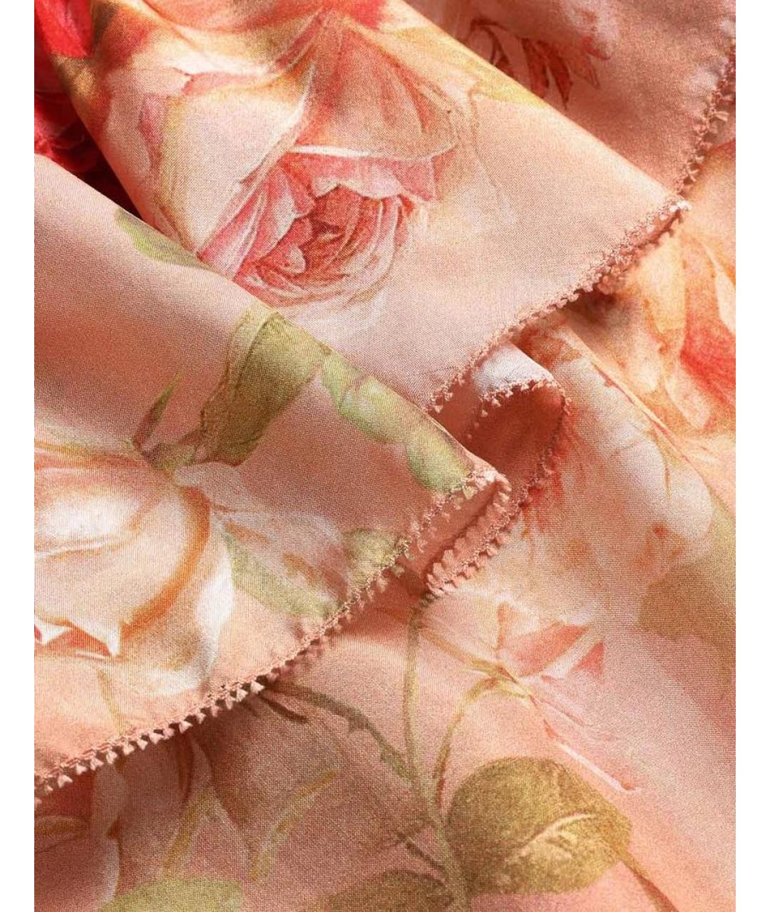 ZIMMERMANN Розовая шелковая майка, фото 4