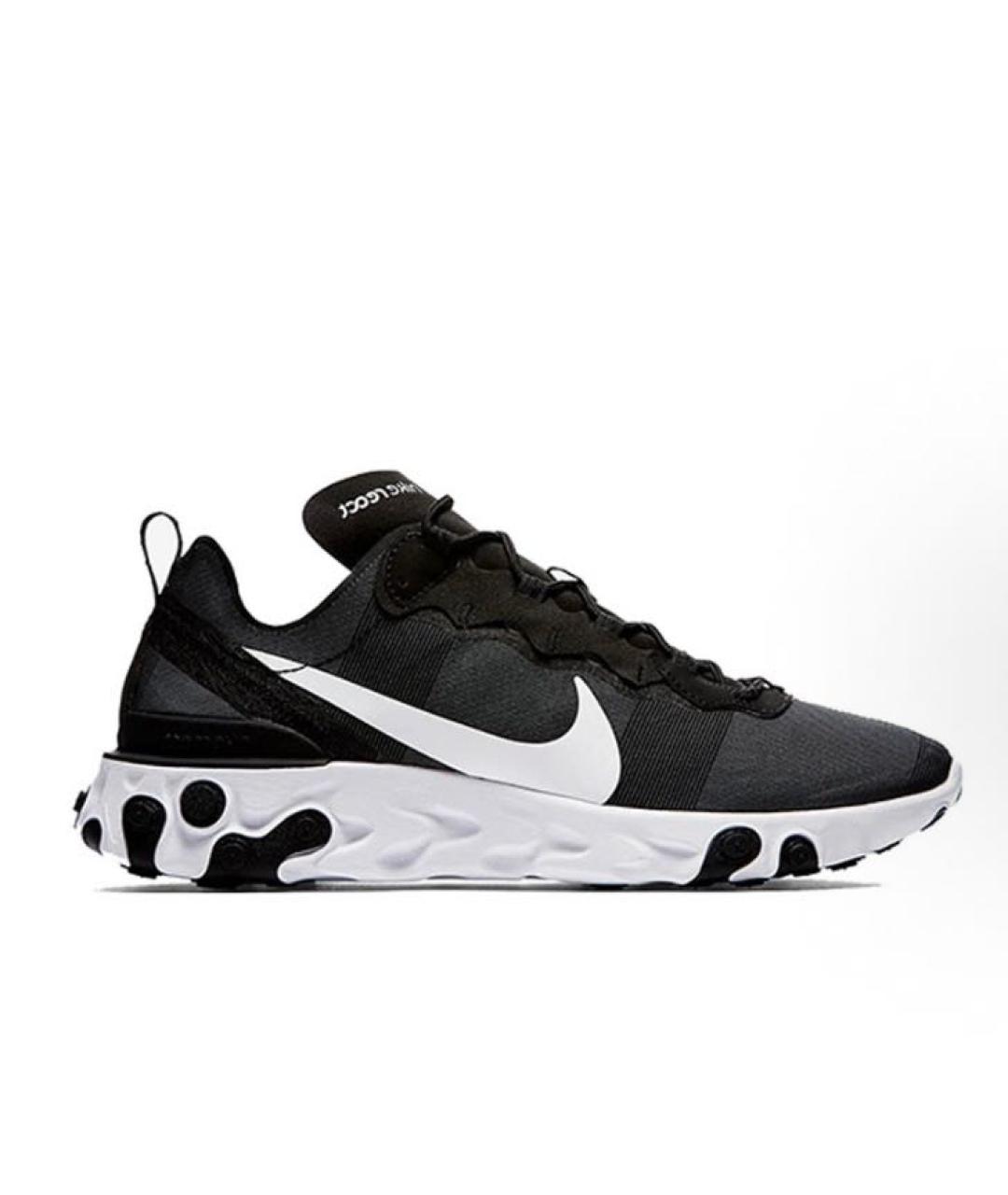 NIKE Черные текстильные низкие кроссовки / кеды, фото 9