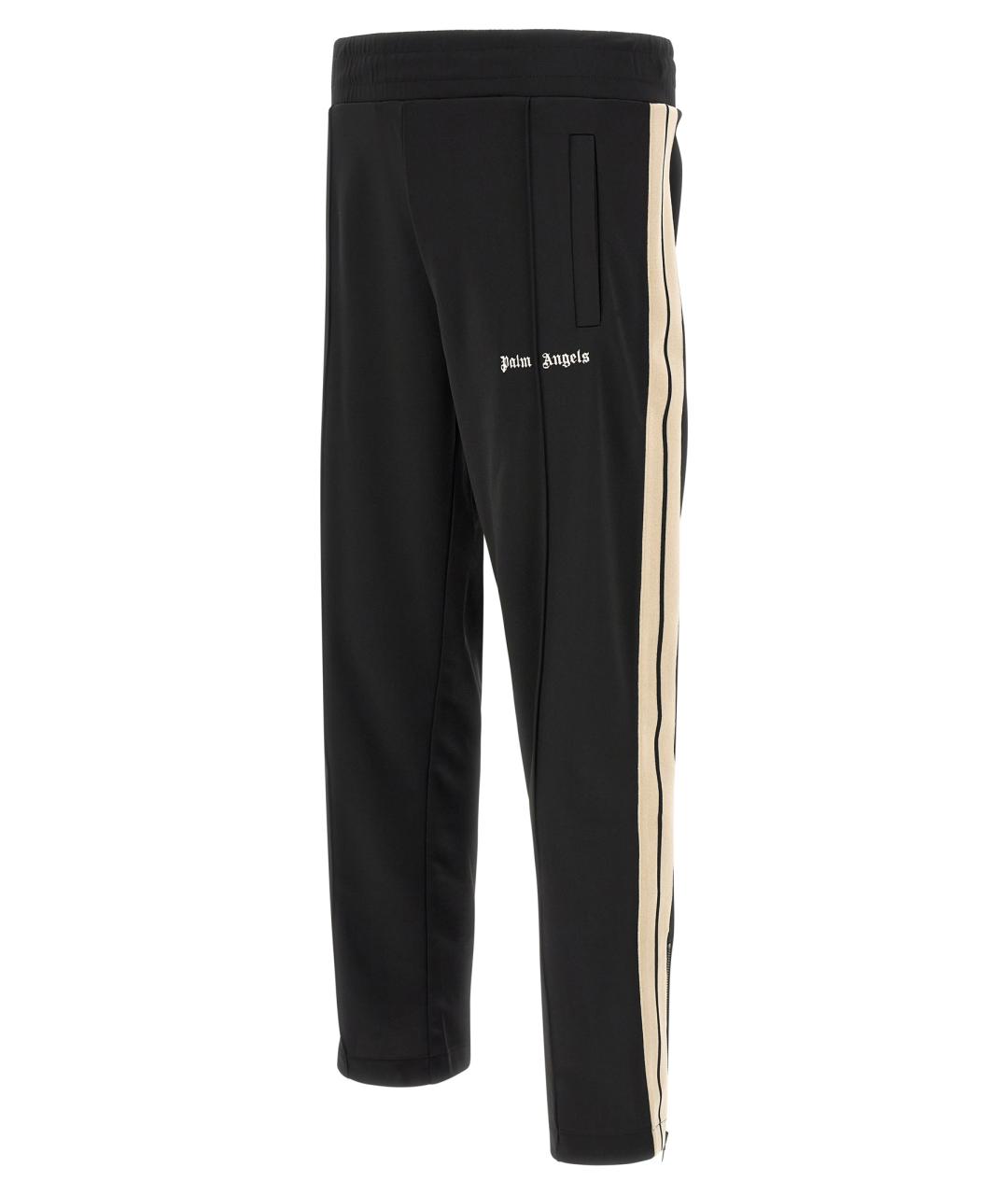 PALM ANGELS Черные полиэстеровые повседневные брюки, фото 3