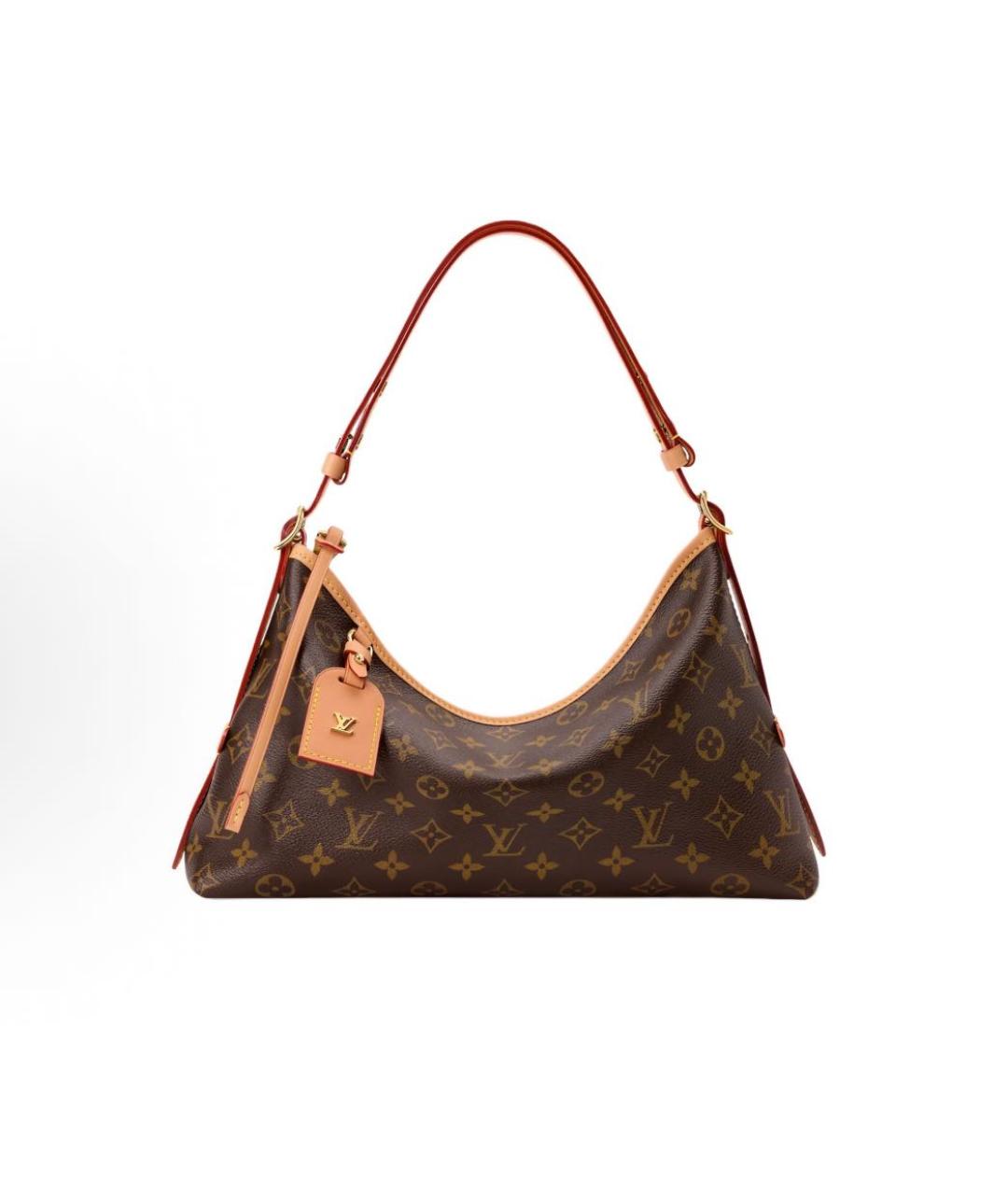 LOUIS VUITTON Коричневая канва сумка через плечо, фото 8