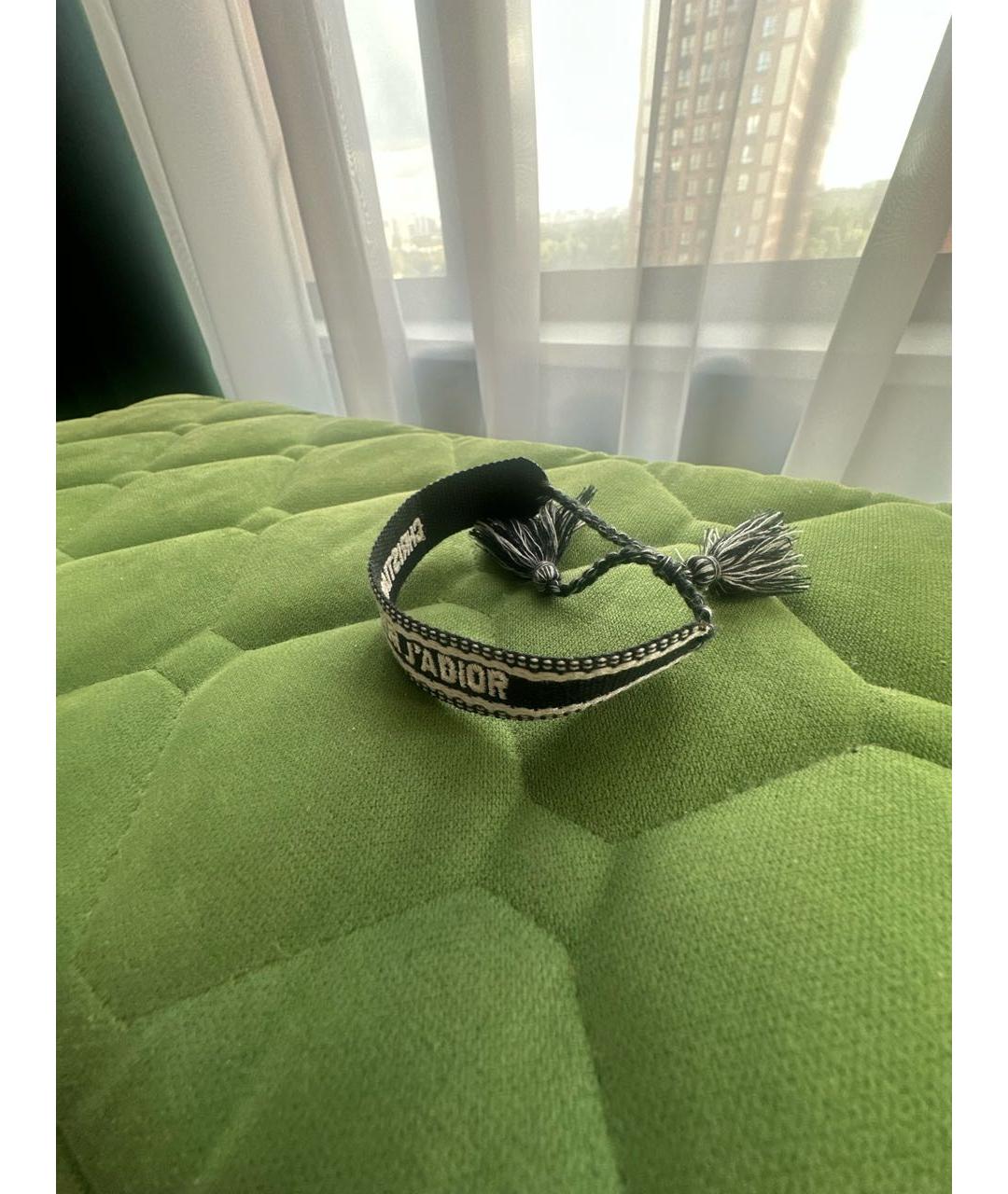 CHRISTIAN DIOR Черный браслет, фото 3