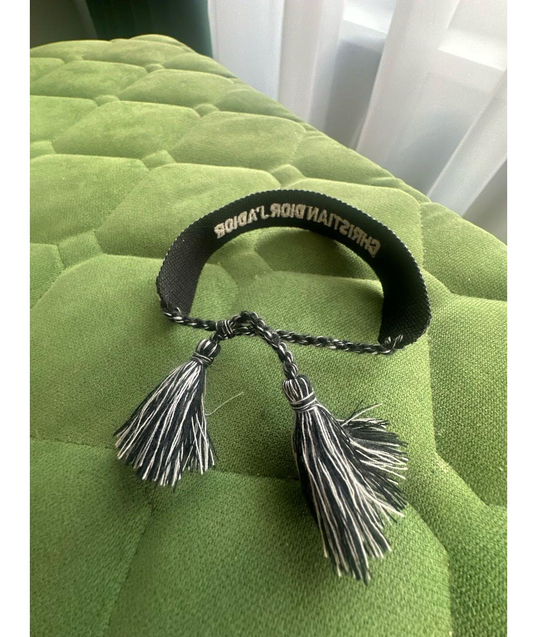 CHRISTIAN DIOR Черный браслет, фото 4