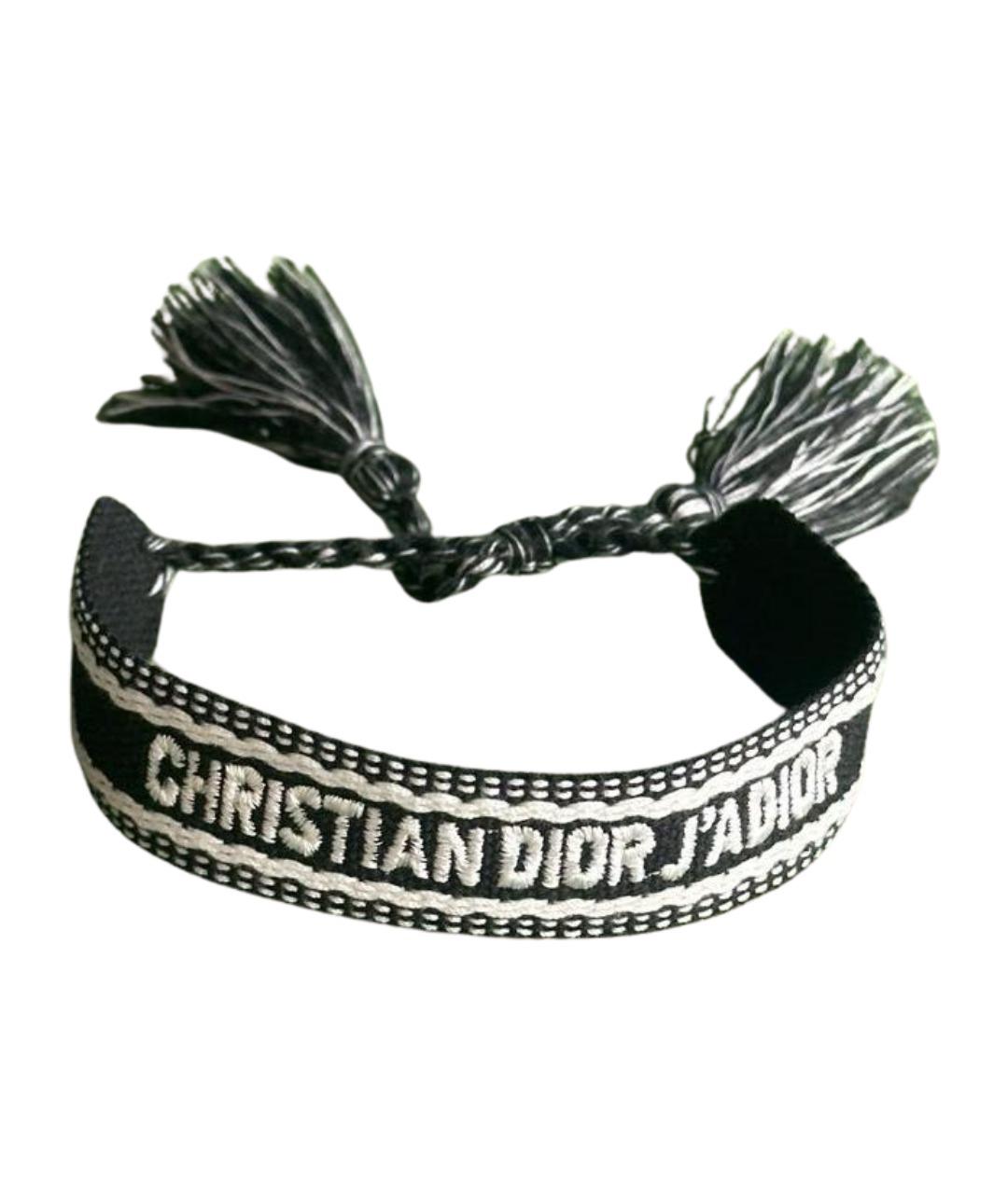 CHRISTIAN DIOR Черный браслет, фото 1