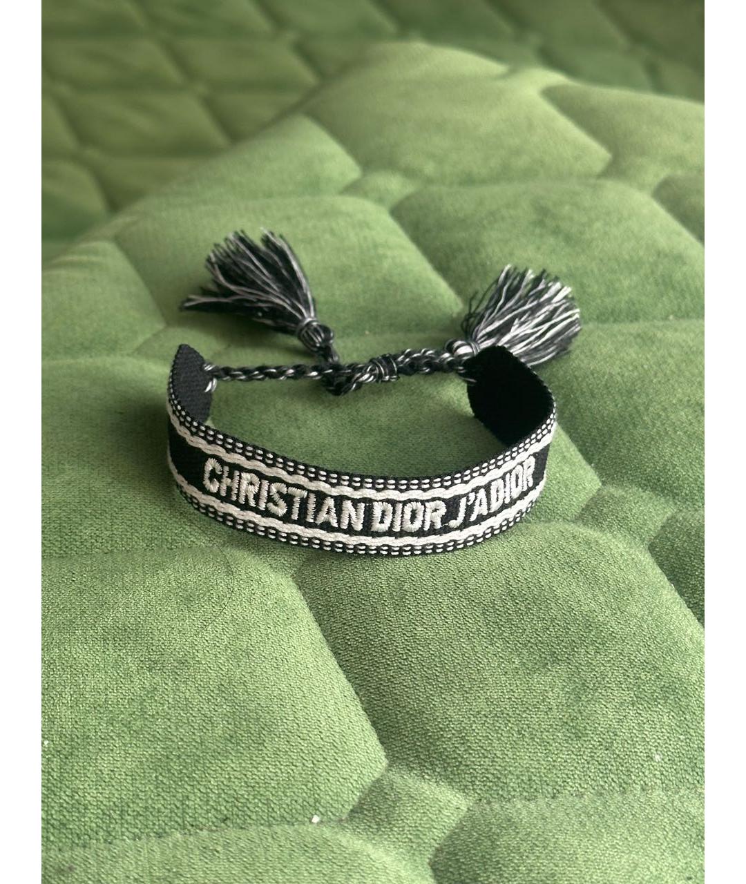 CHRISTIAN DIOR Черный браслет, фото 5