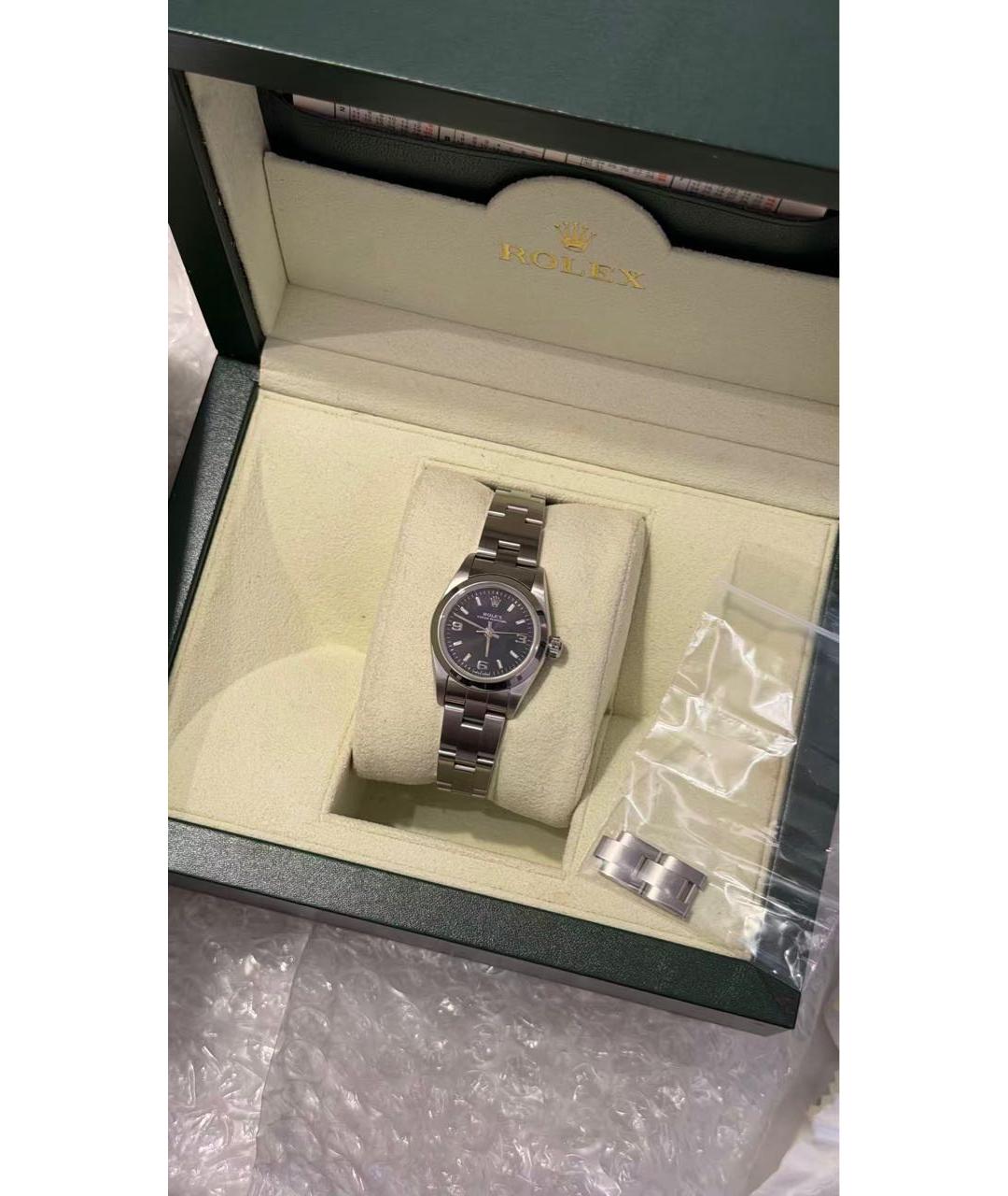 ROLEX Серебряные металлические часы, фото 4