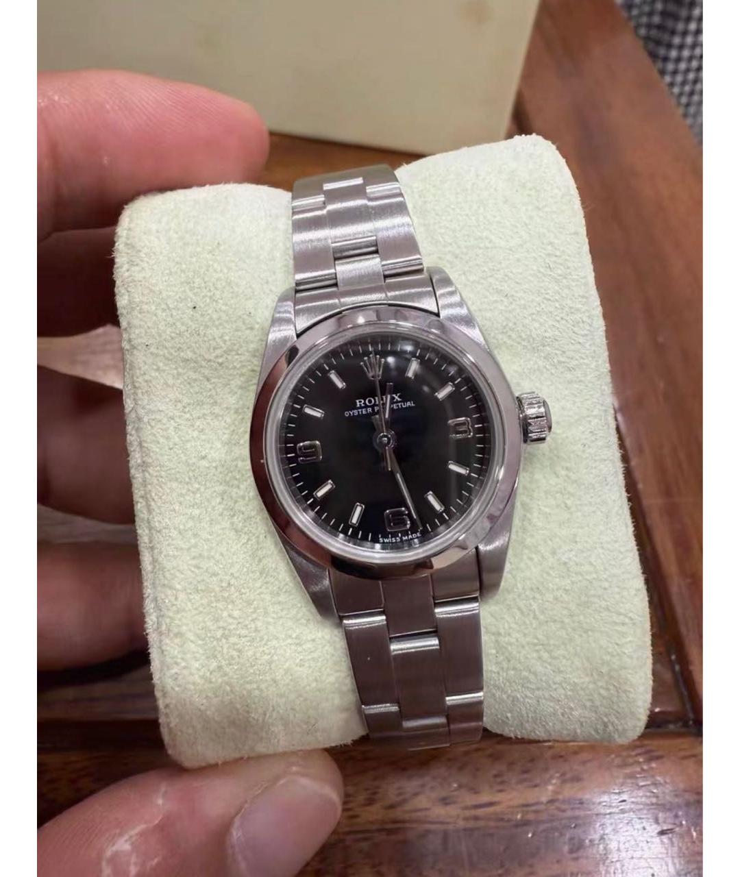 ROLEX Серебряные металлические часы, фото 2