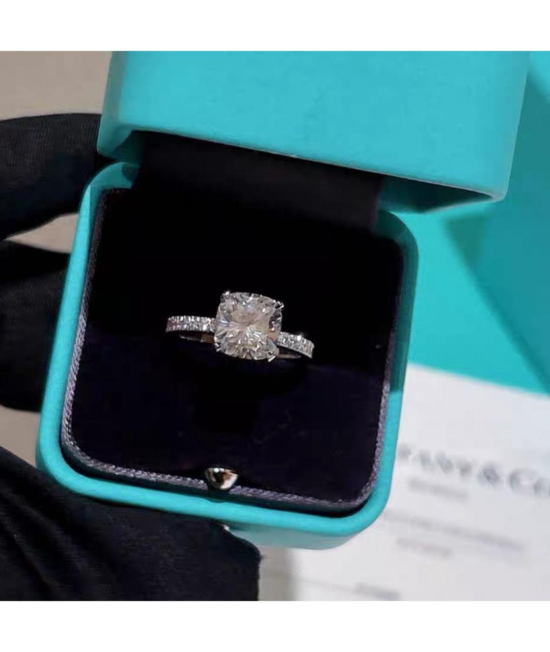 TIFFANY&CO Серебряное платиновое кольцо, фото 2