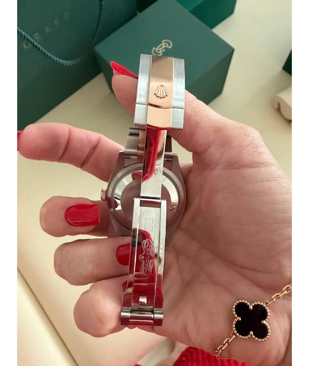 ROLEX Мульти часы из розового золота, фото 4