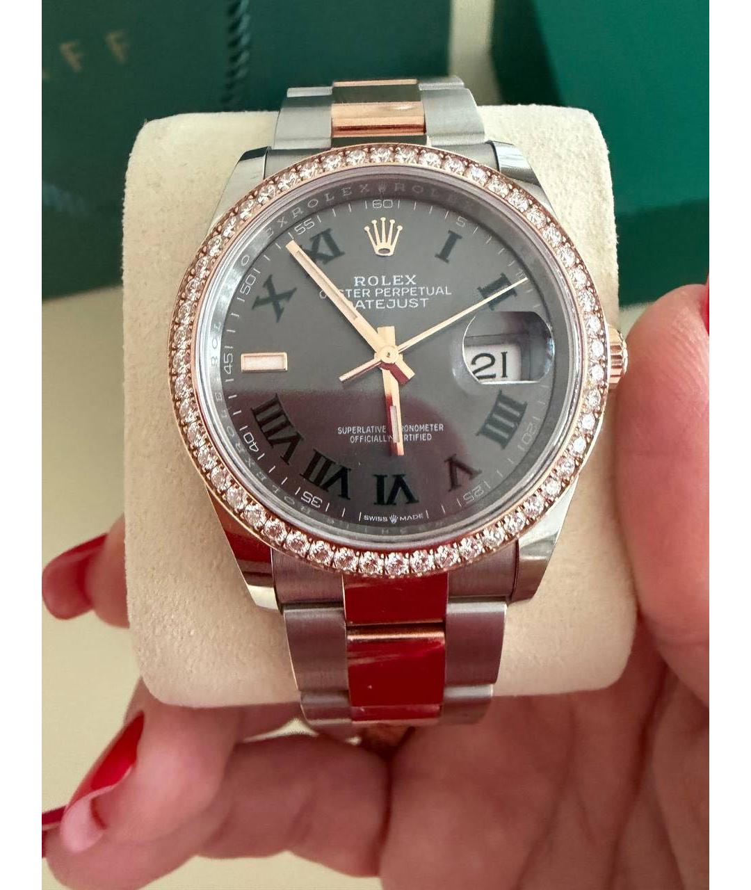 ROLEX Мульти часы из розового золота, фото 3