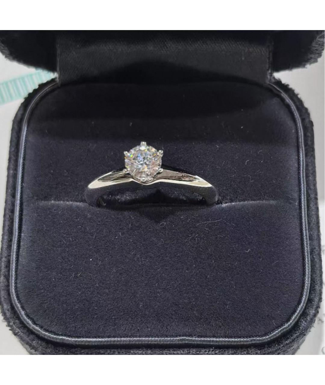 TIFFANY&CO Серебряное платиновое кольцо, фото 5