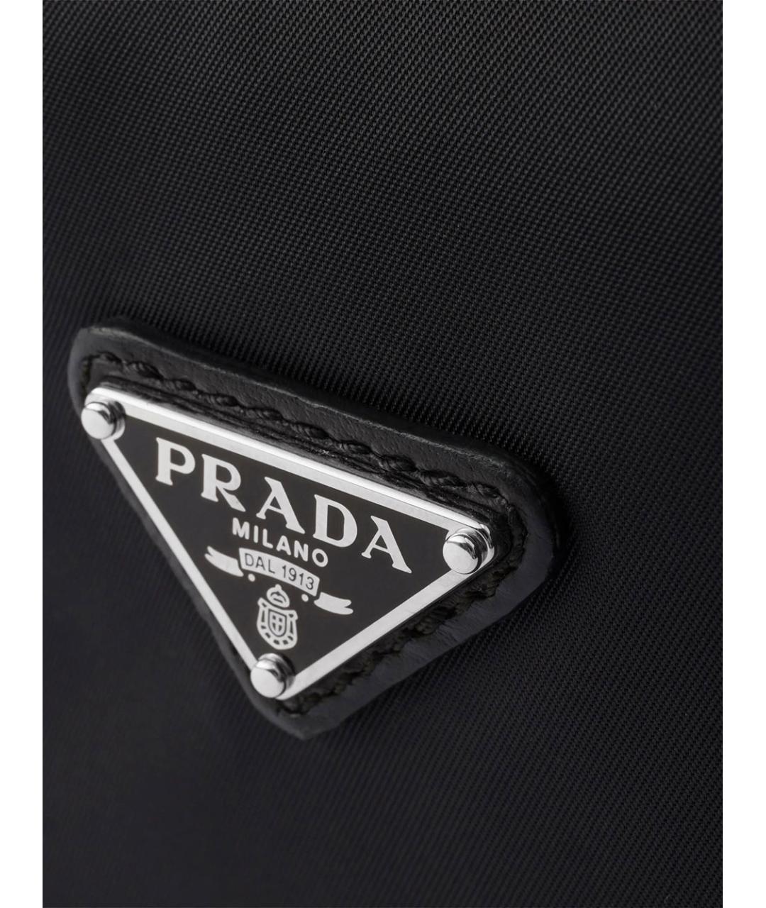 PRADA Черная нейлоновая сумка через плечо, фото 4