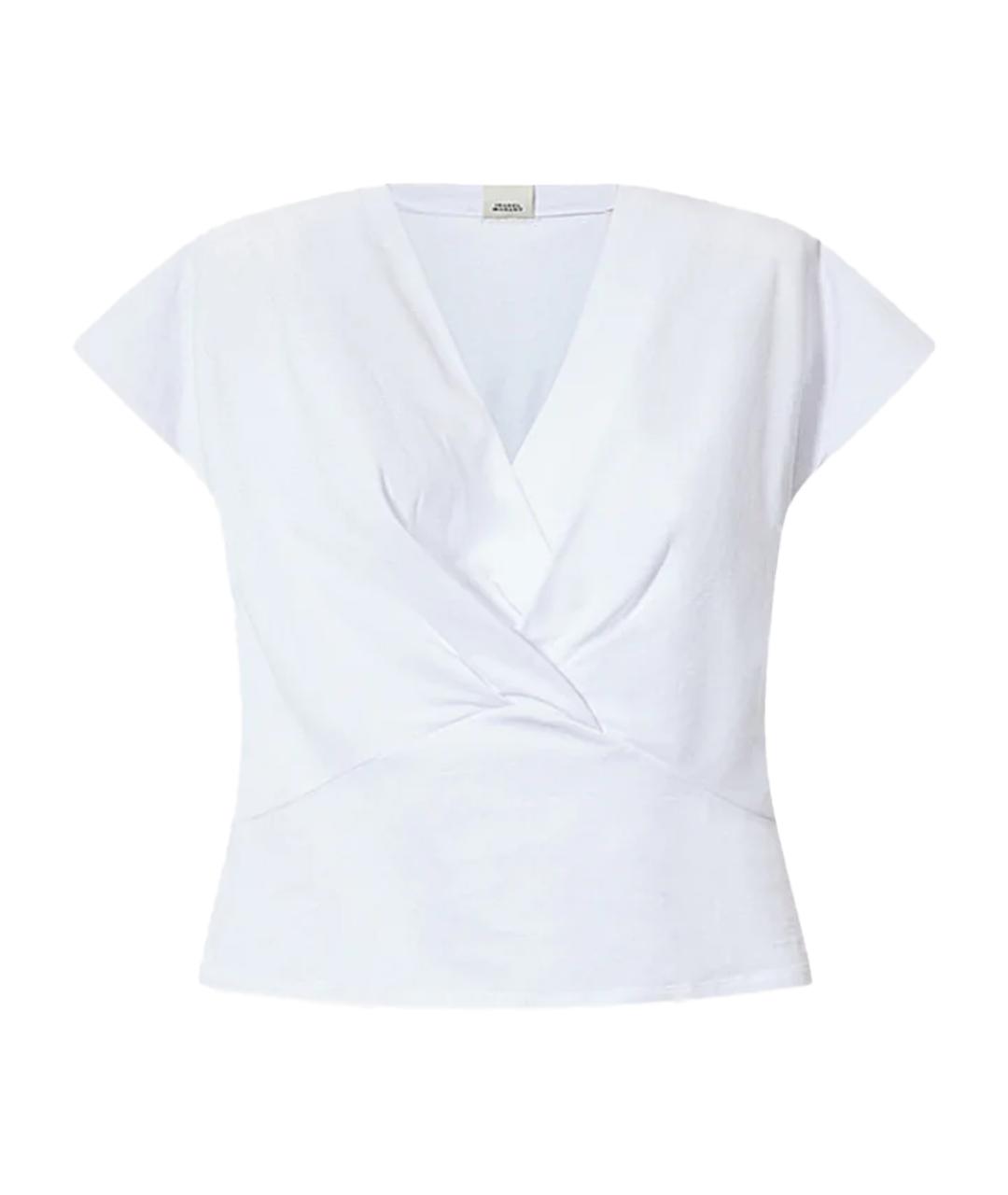 ISABEL MARANT Белая хлопковая футболка, фото 1