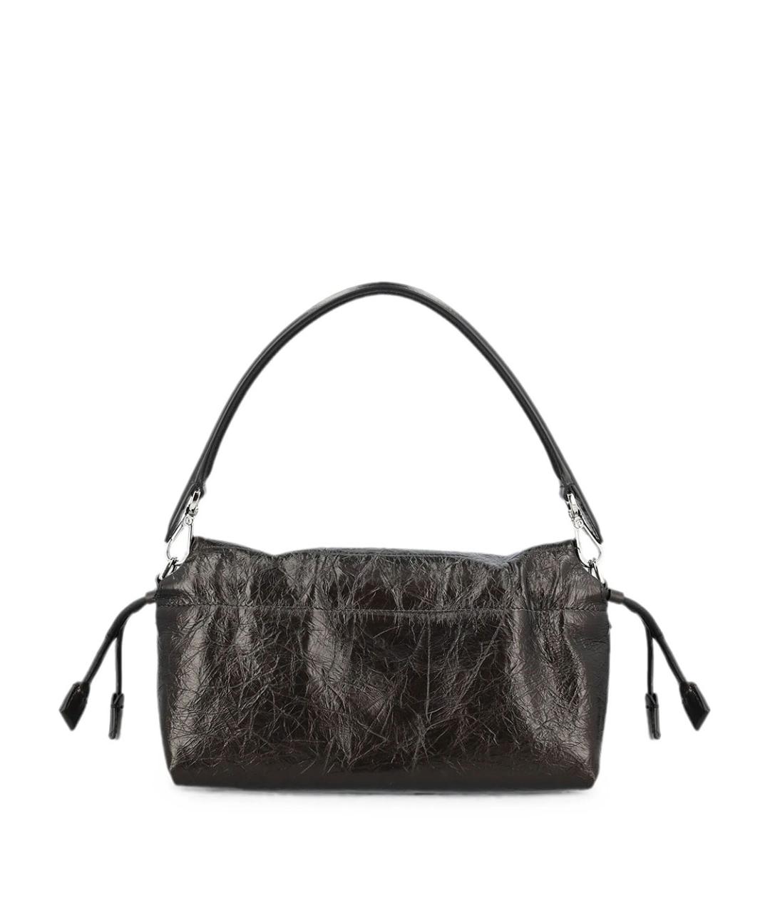 FENDI Черная кожаная сумка через плечо, фото 2
