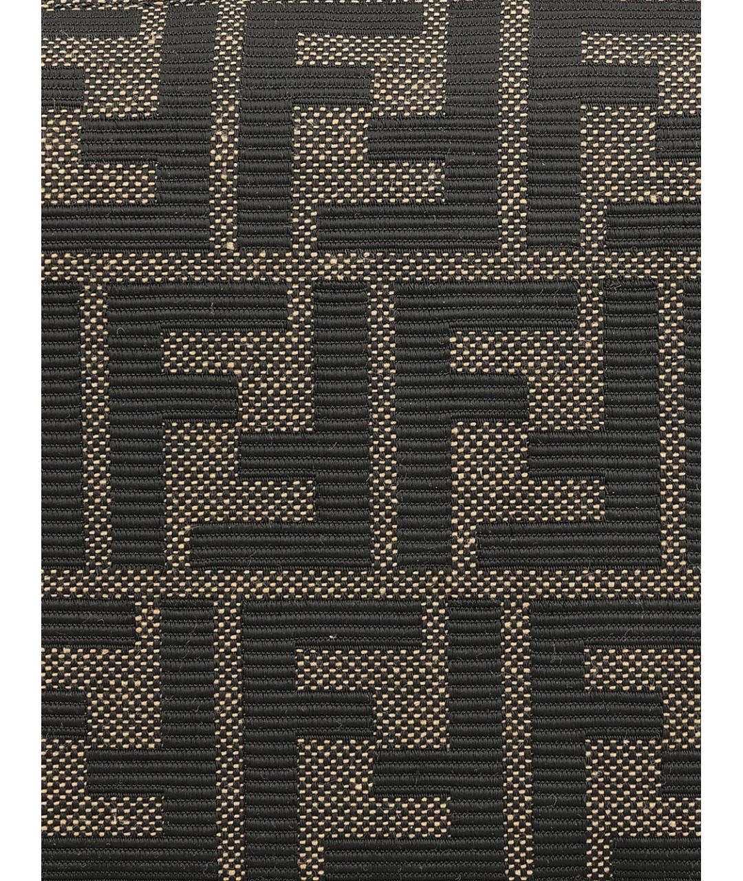 FENDI Коричневая тканевая сумка через плечо, фото 4