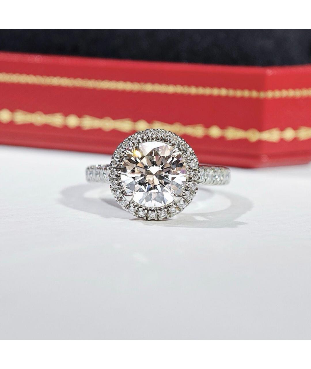 CARTIER Серебряное платиновое кольцо, фото 5