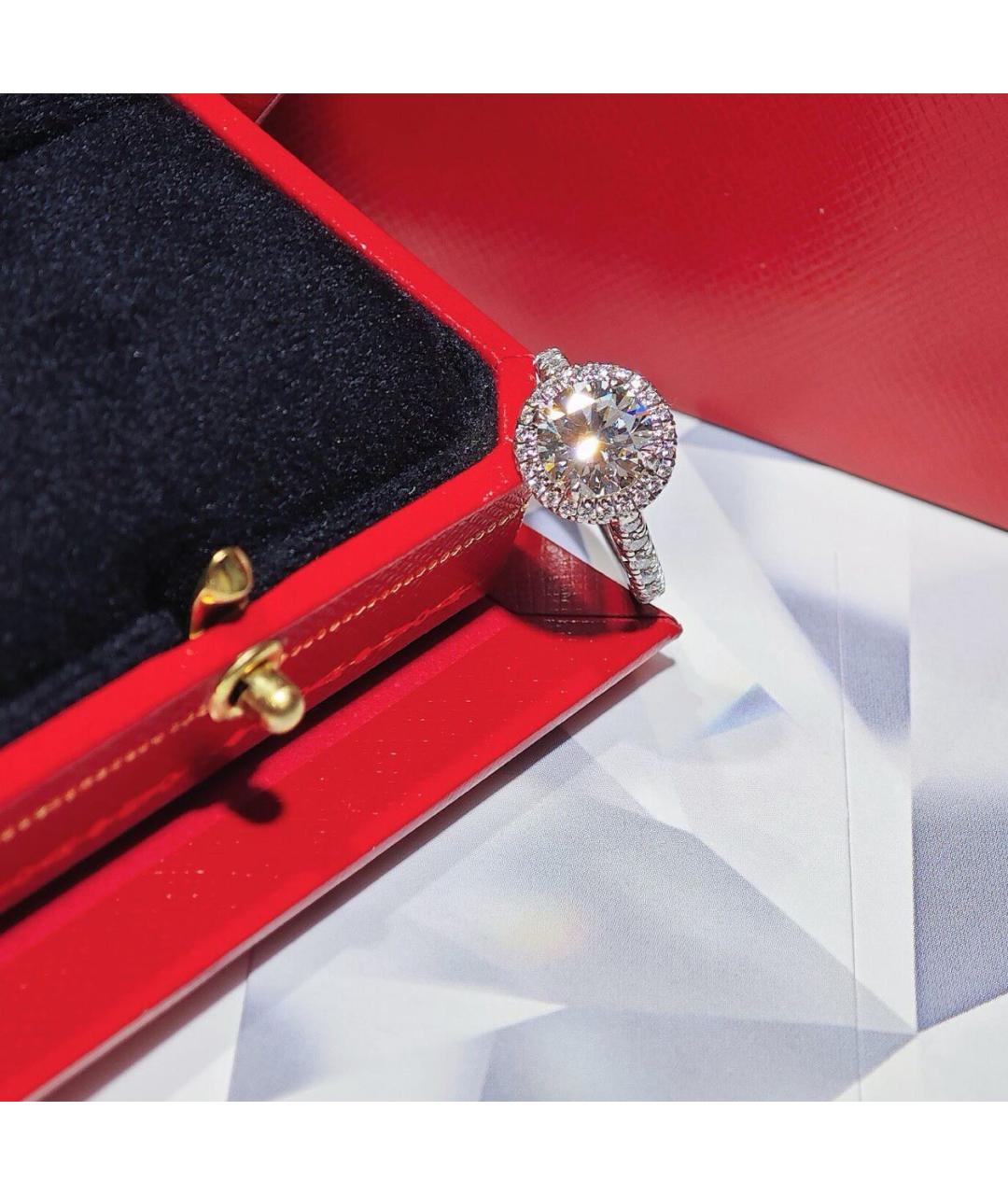 CARTIER Серебряное платиновое кольцо, фото 3