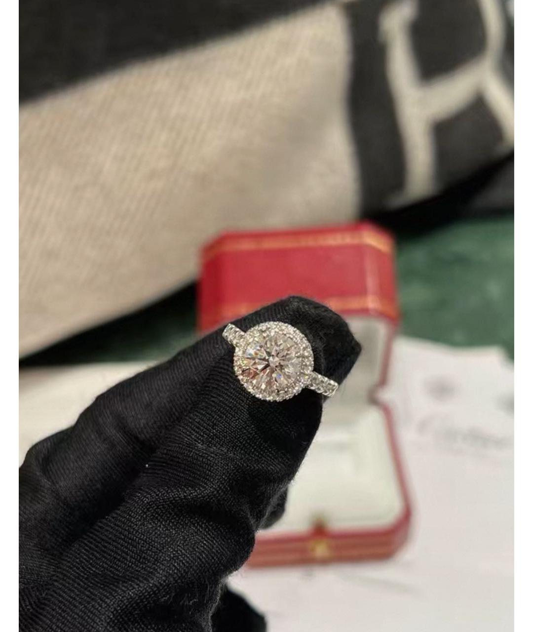 CARTIER Серебряное платиновое кольцо, фото 2
