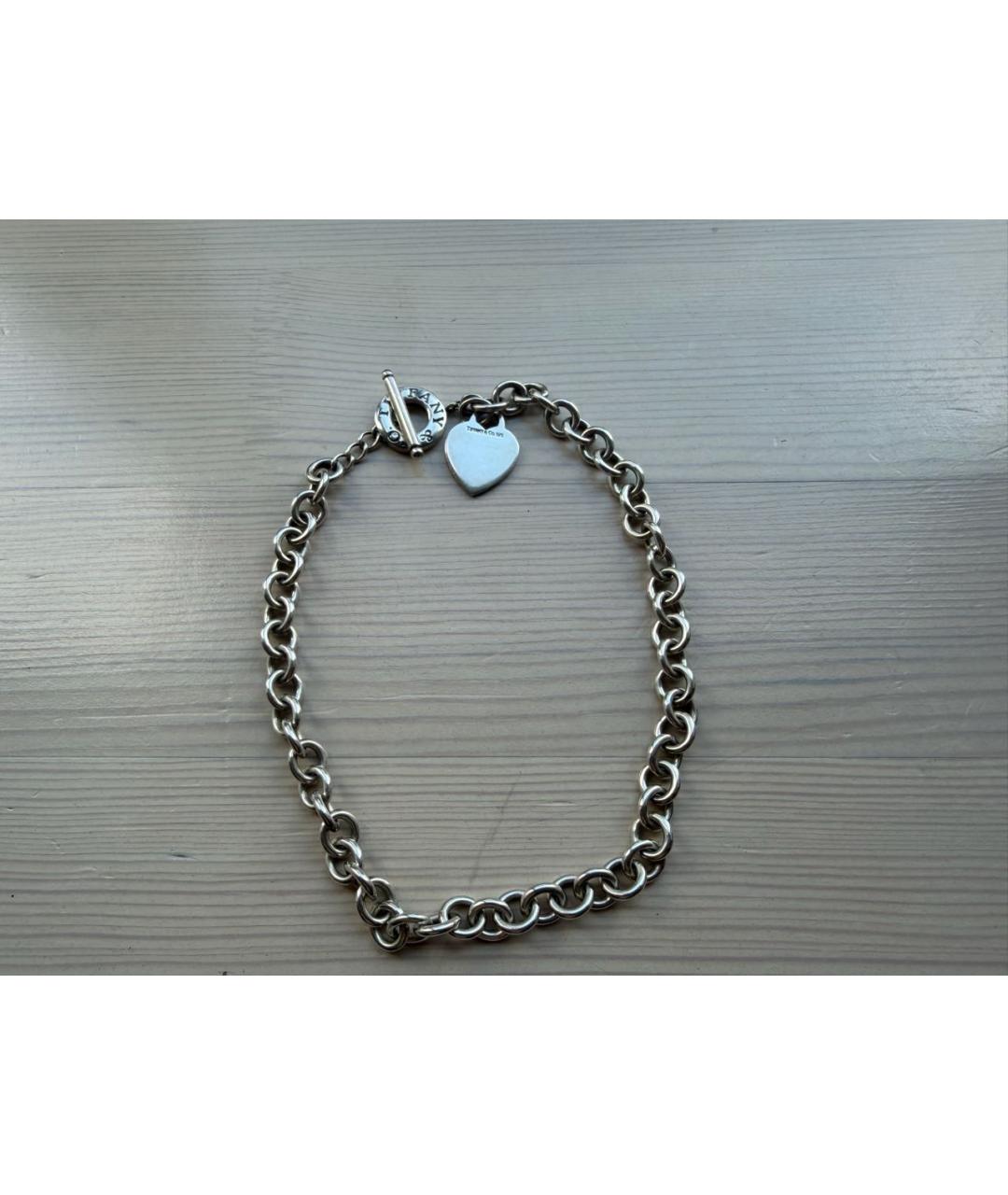 TIFFANY&CO Серебряное серебряное колье, фото 6