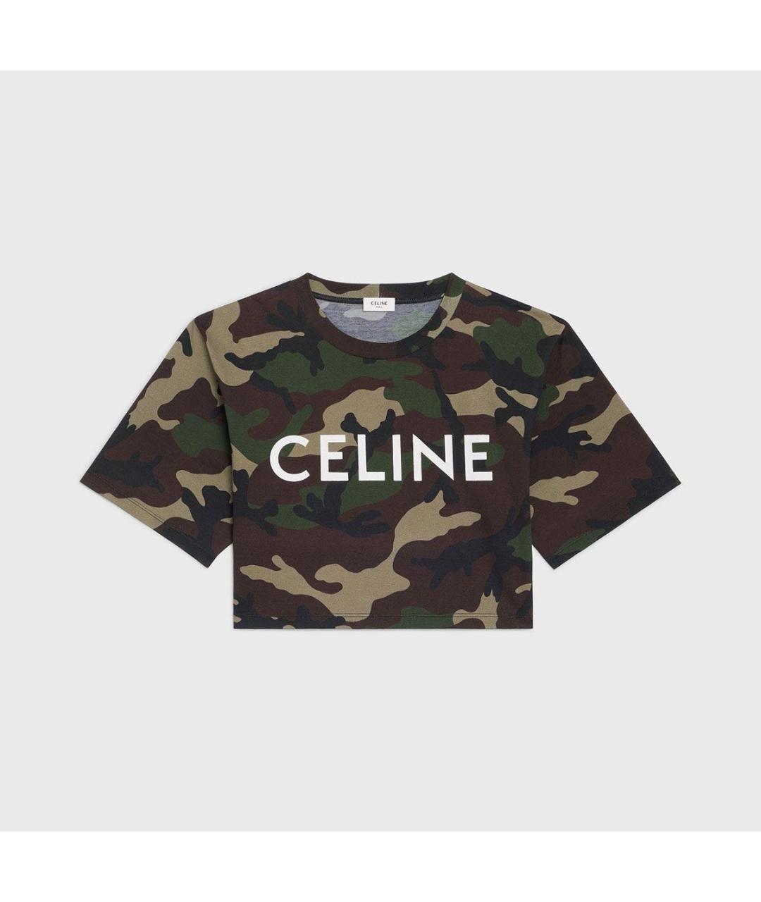 CELINE Мульти футболка, фото 5