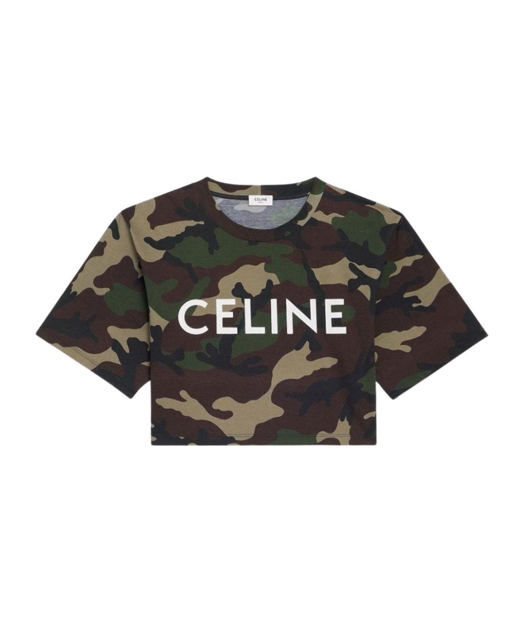 CELINE Мульти футболка, фото 1
