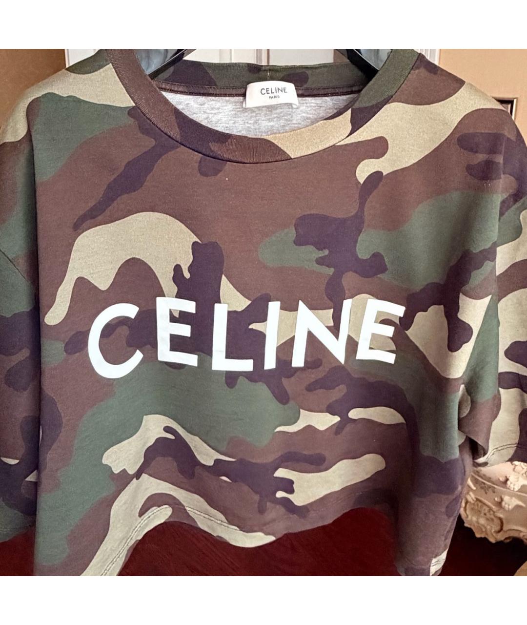 CELINE Мульти футболка, фото 2